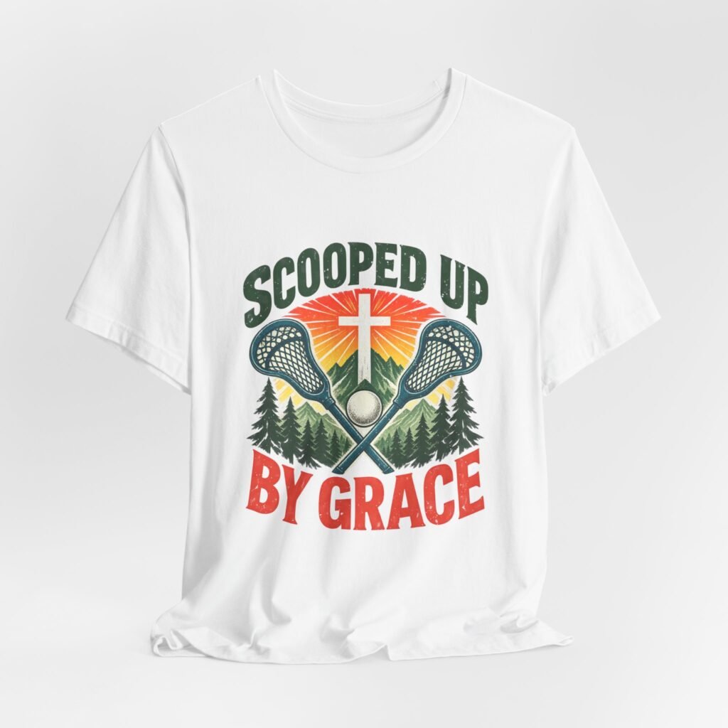 Scooped Up by Grace Lacrosse and Christian Faith Design
