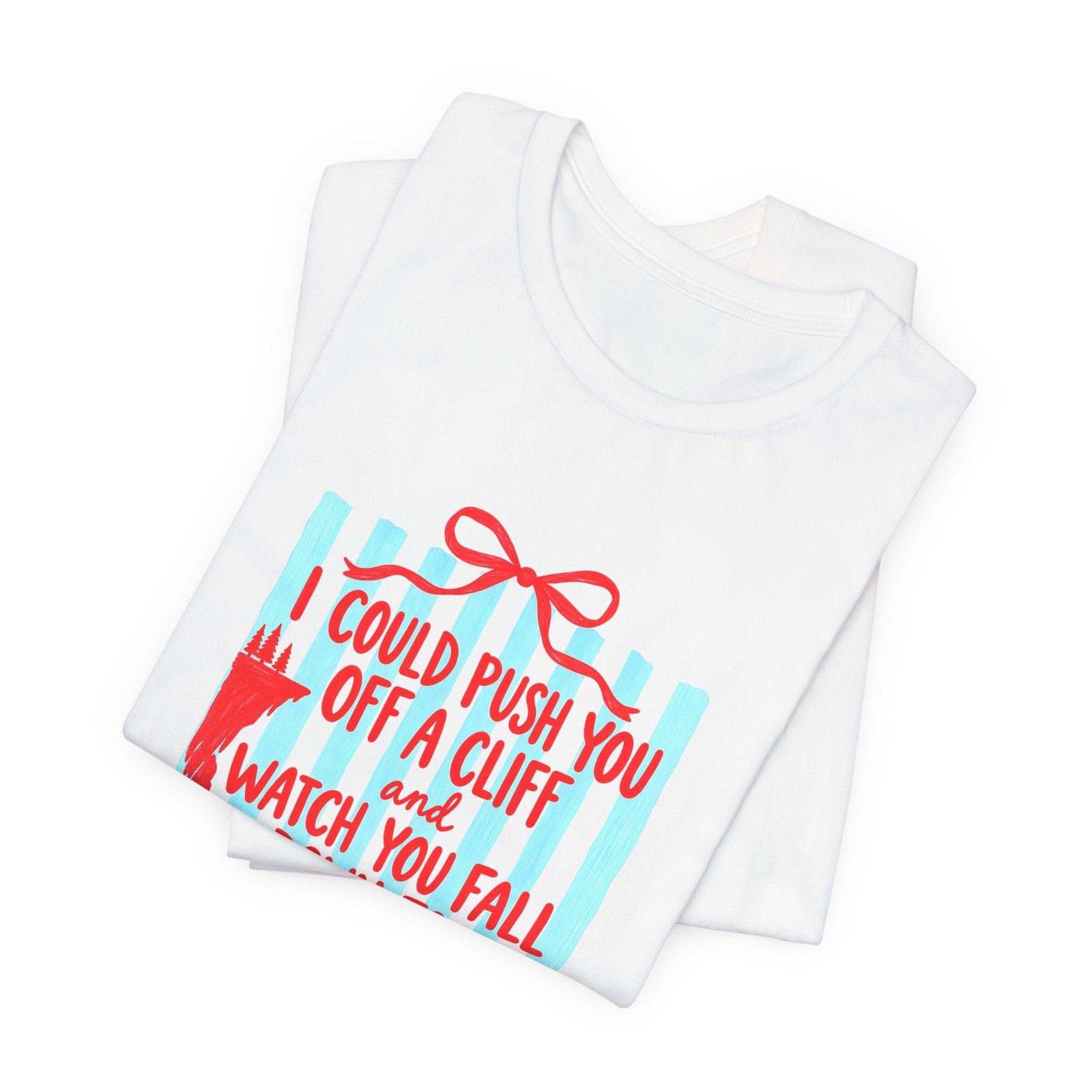 Sarcastic Cliff Romance Illustration - Image 3