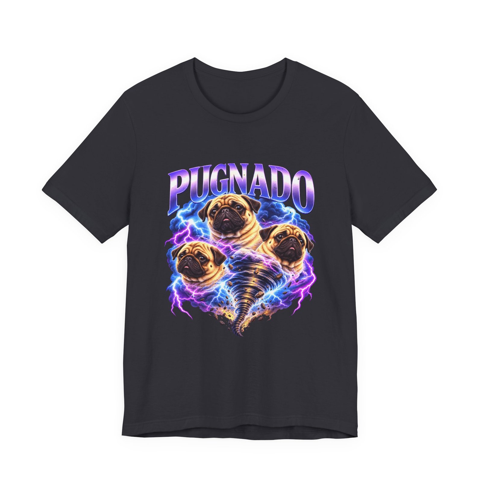 Pugnado Pug Tornado Pun Design - Image 9
