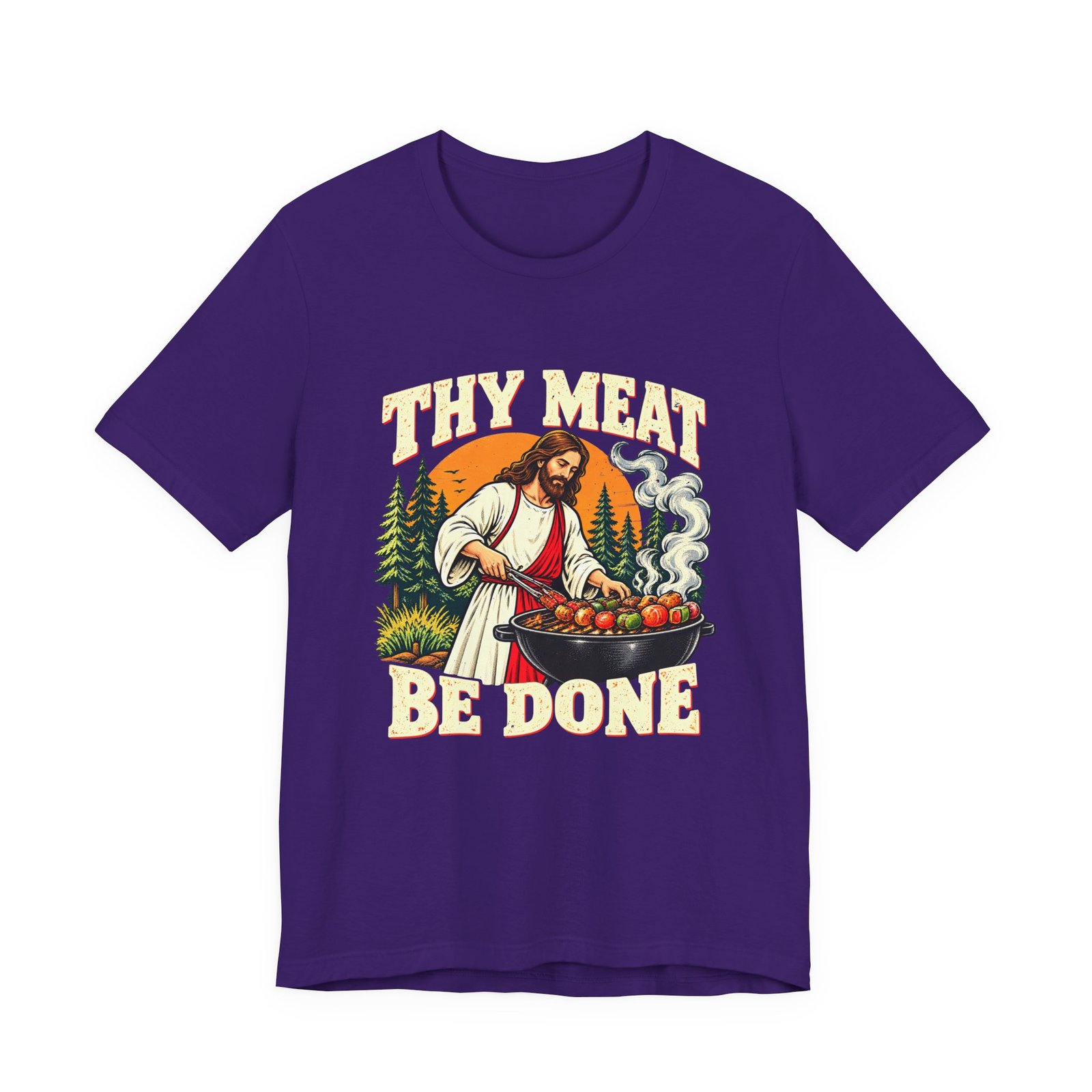 Thy Meat Be Done Jesus Grilling Pun - Image 25