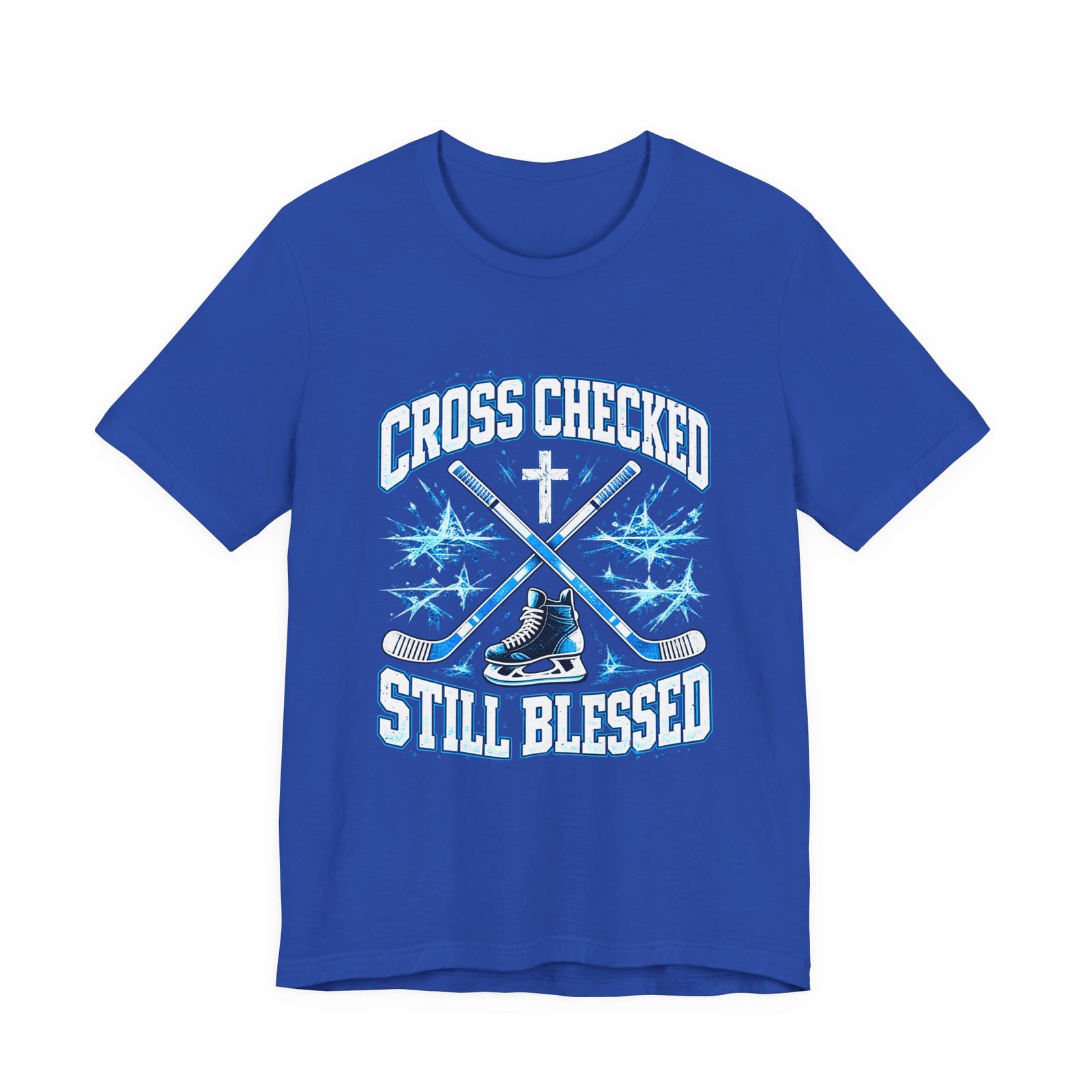 Cross Checked Still Blessed Hockey Design - Image 17