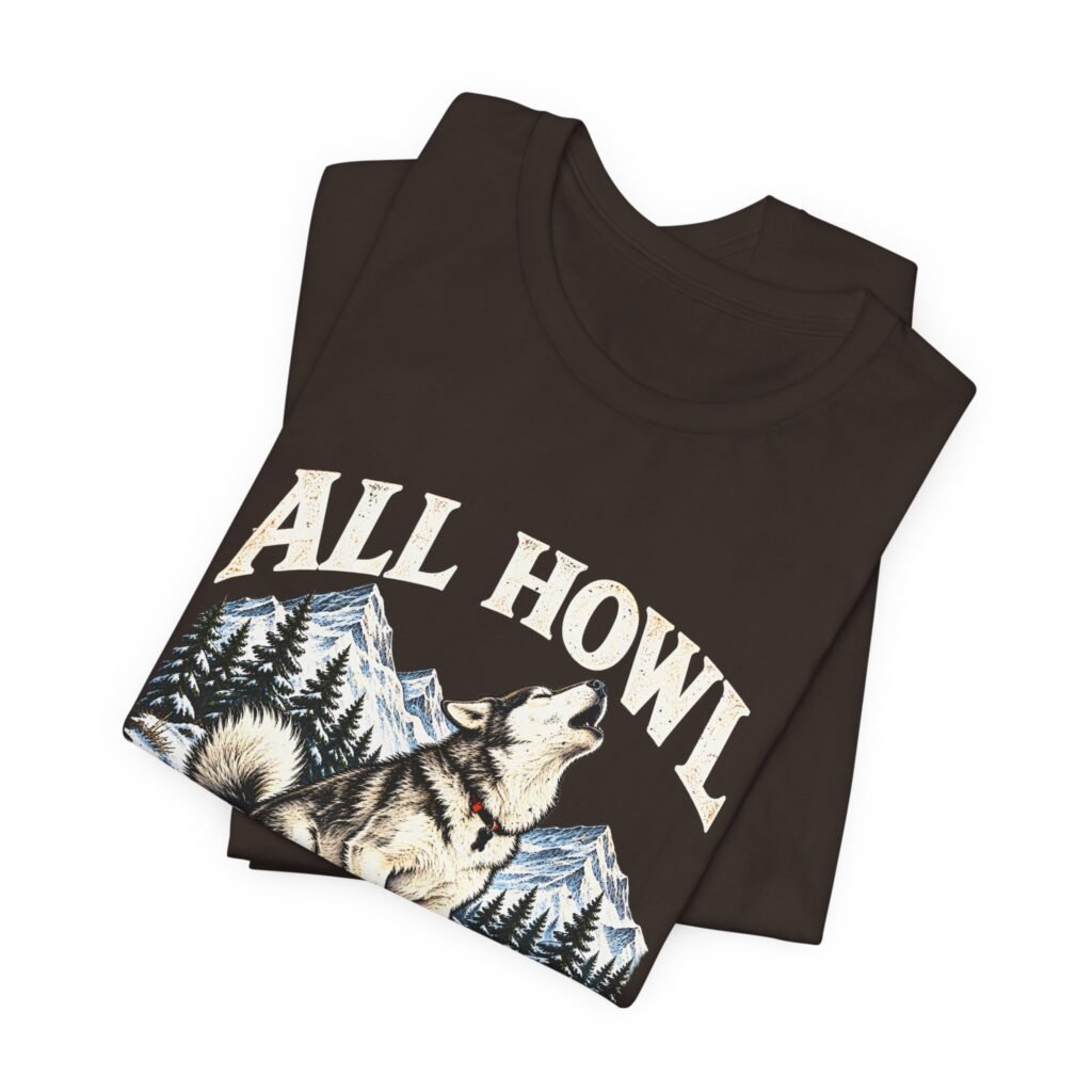 All Howl No Brakes Husky Dog Winter Humor