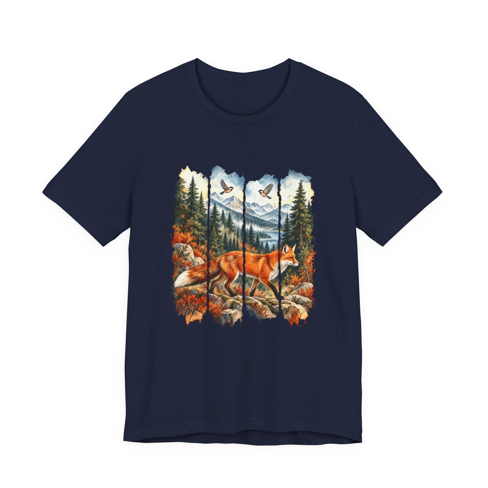 Autumn Fox in a Mountain Forest - Image 21