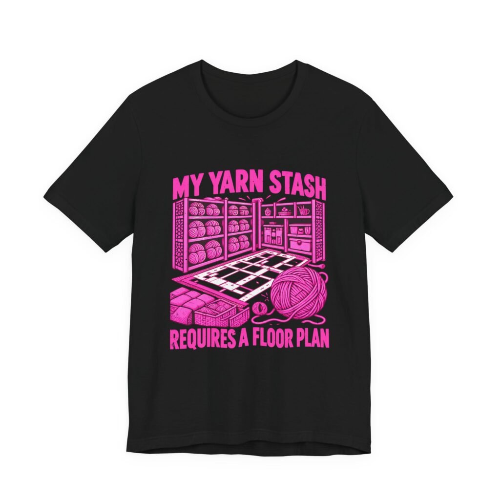 My Humor: Yarn Stash Requires a Floor Plan Crafts