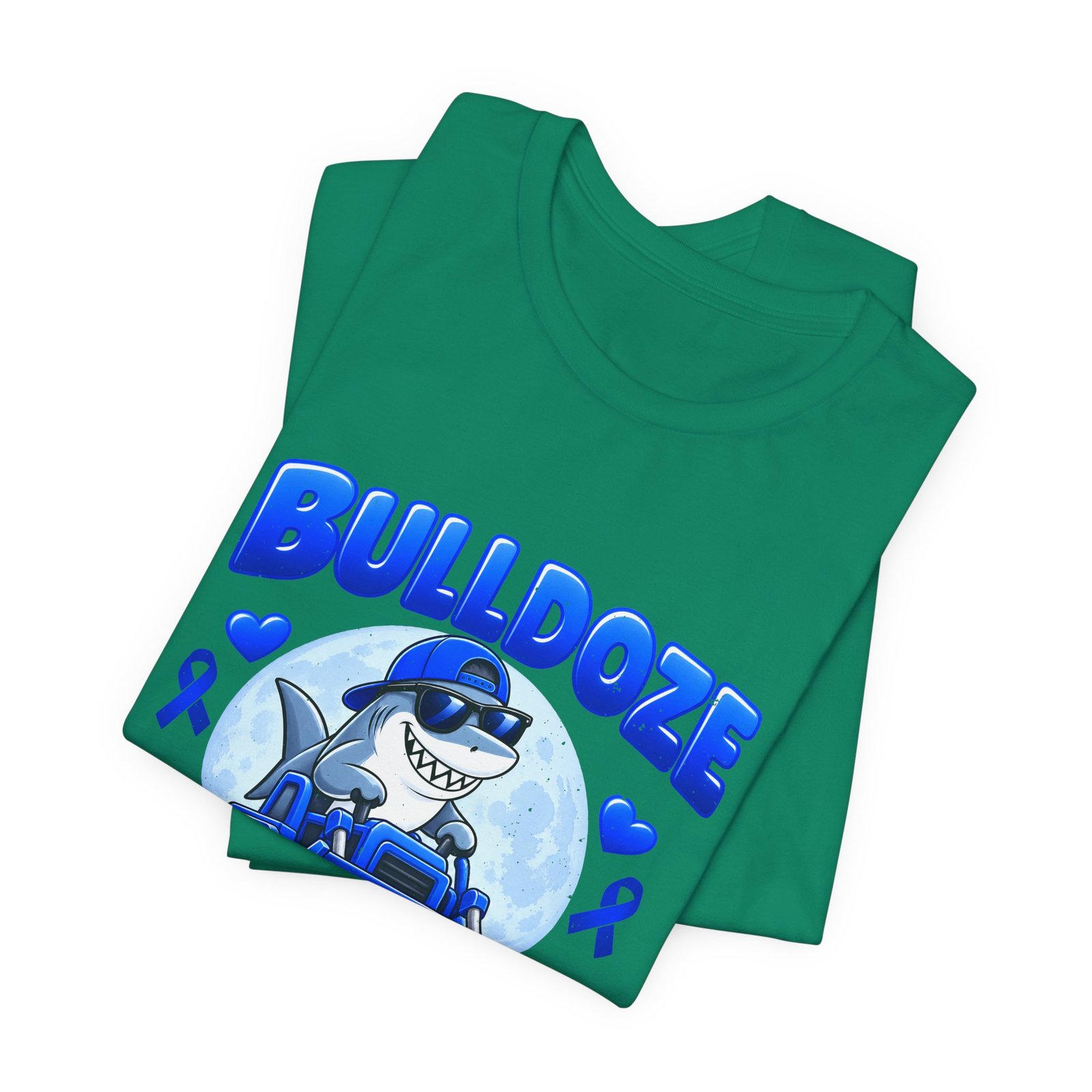 Bulldoze Colon Cancer Shark Awareness Design - Image 15