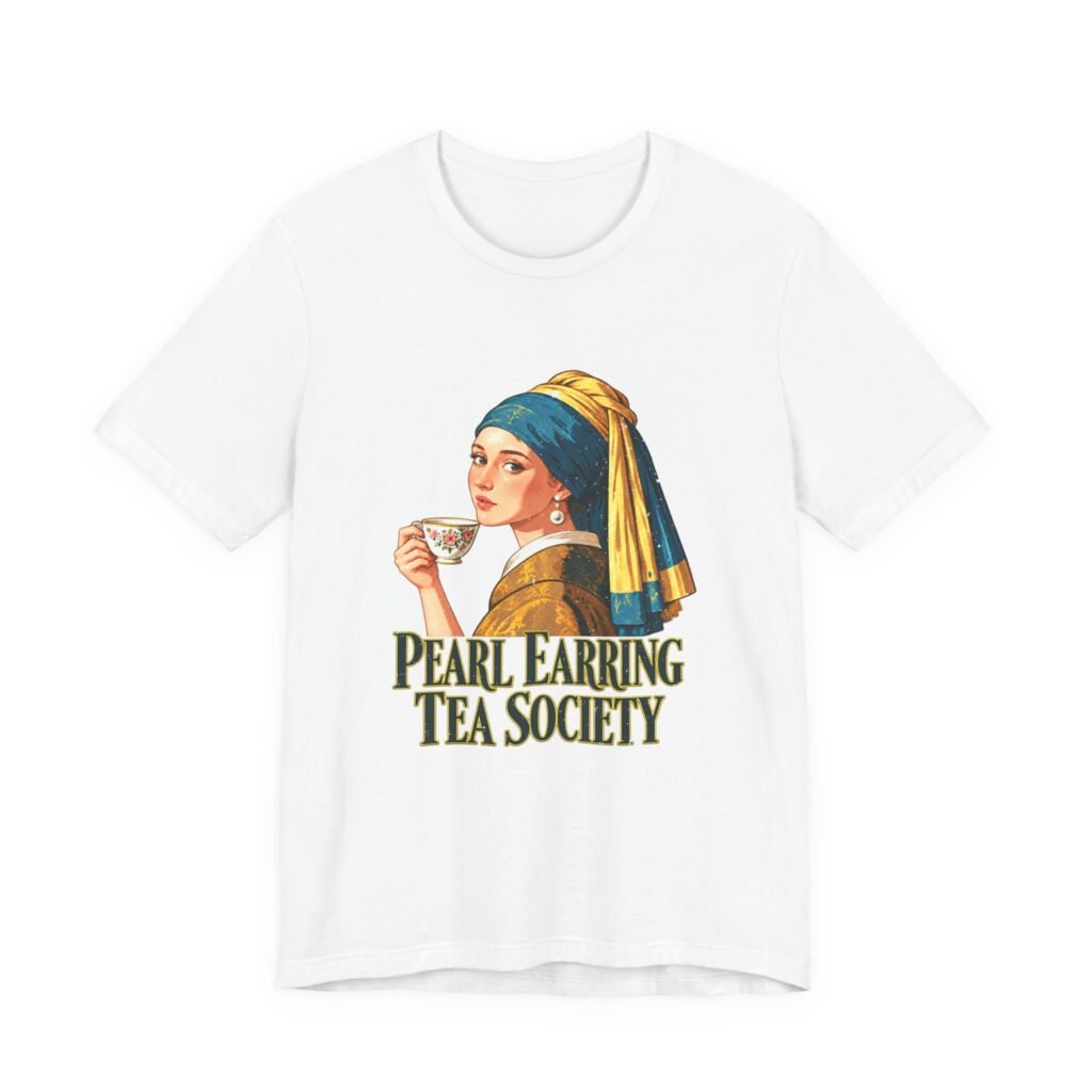 Pearl Earring Tea Society Art Design