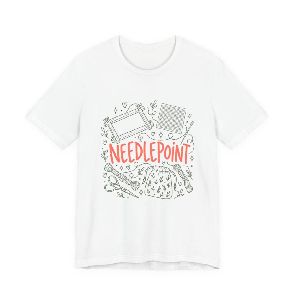 Needlepoint Craft Supplies Illustration