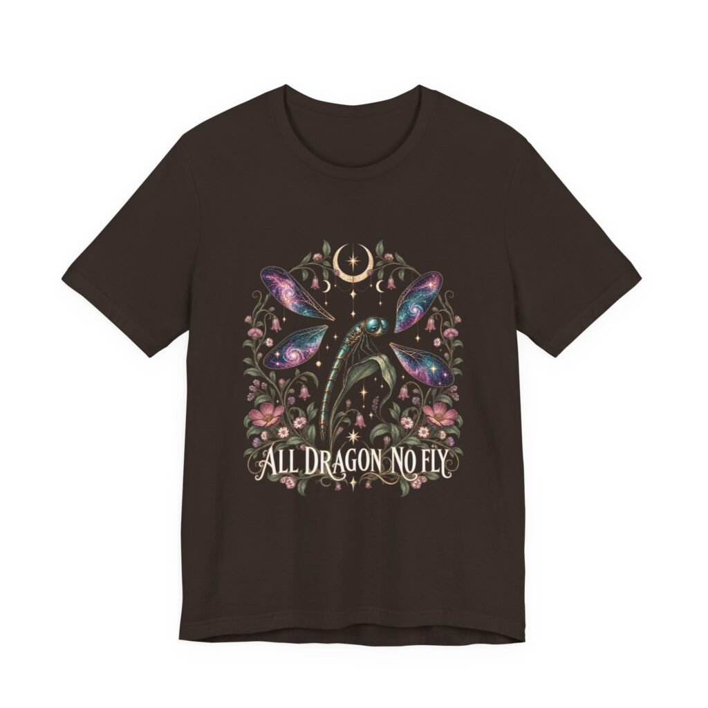 All Dragon No Fly Dragonfly Design