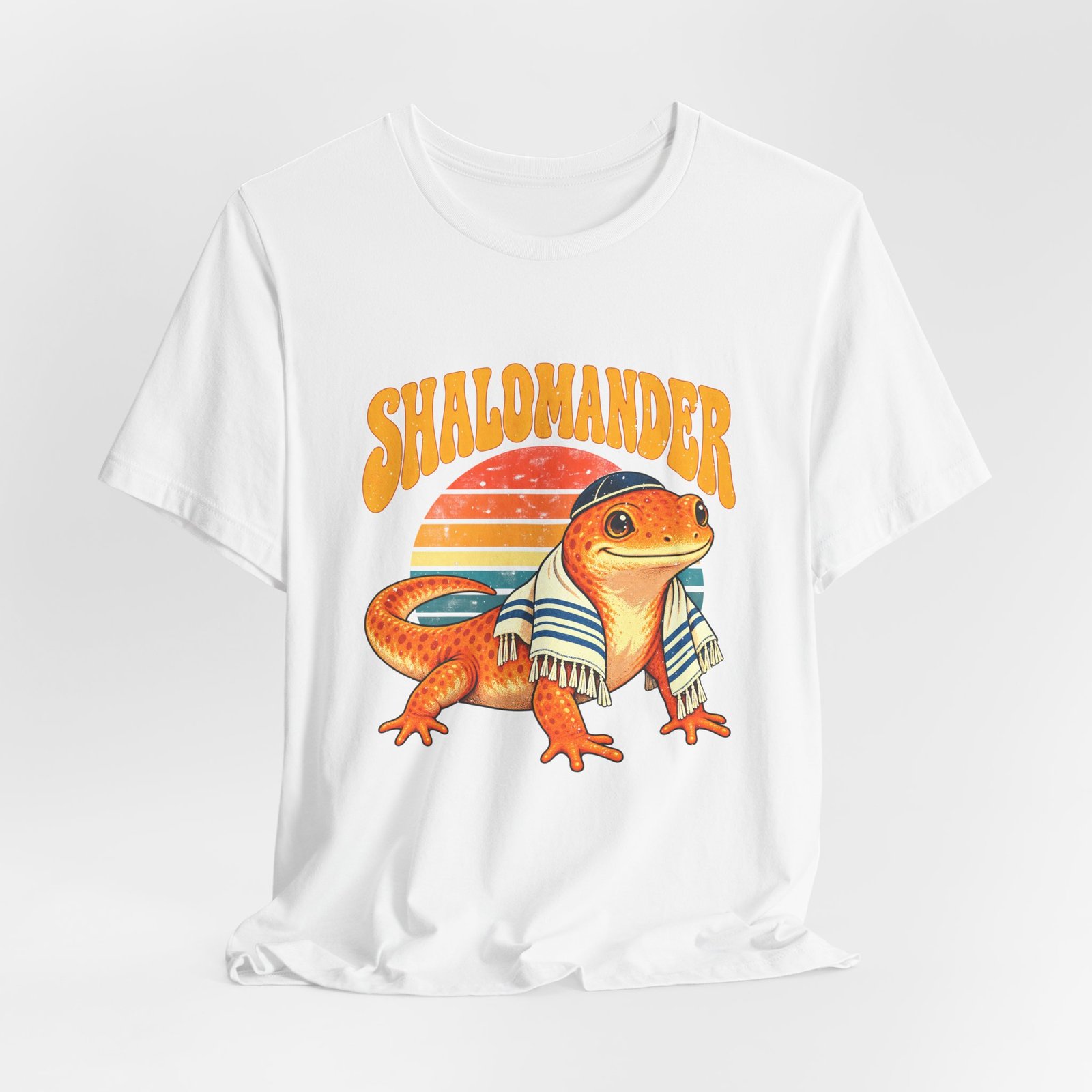 SALAMANDER Orange Spotted Amphibian Illustration - Image 4