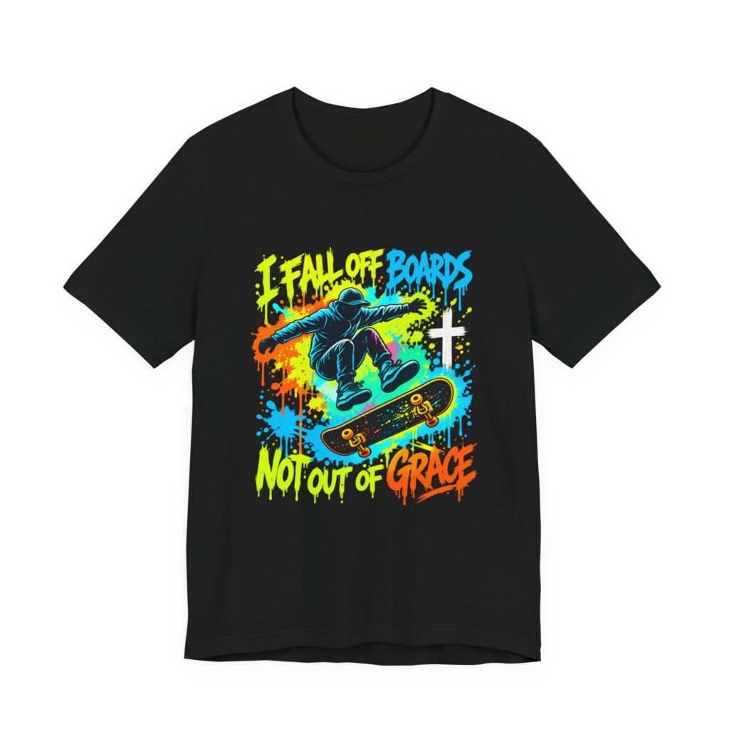 Fall Off Boards Not Out of Grace Skateboarding Design