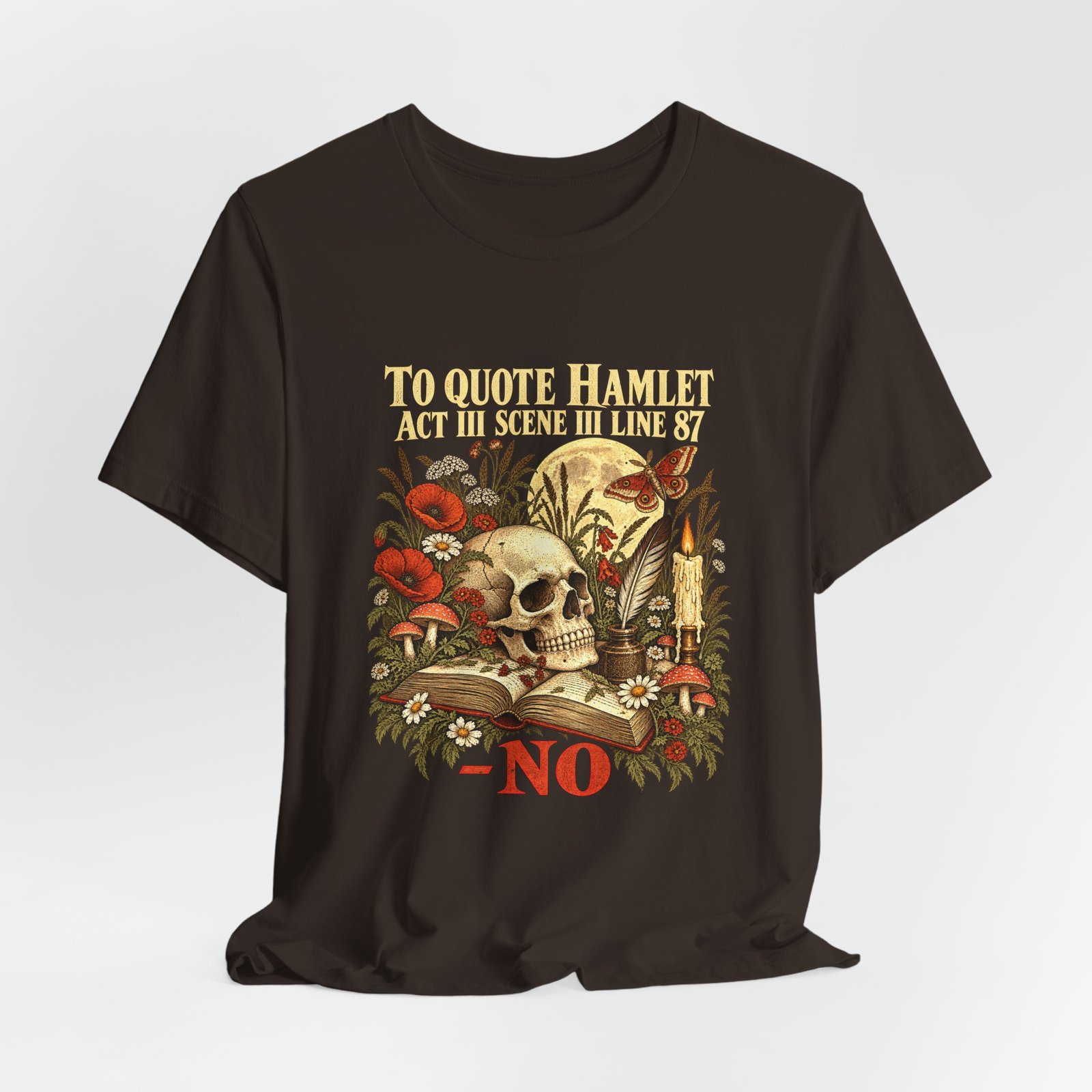 Quote Hamlet Act III Scene III Line 87 No Graphic Tee - Image 4