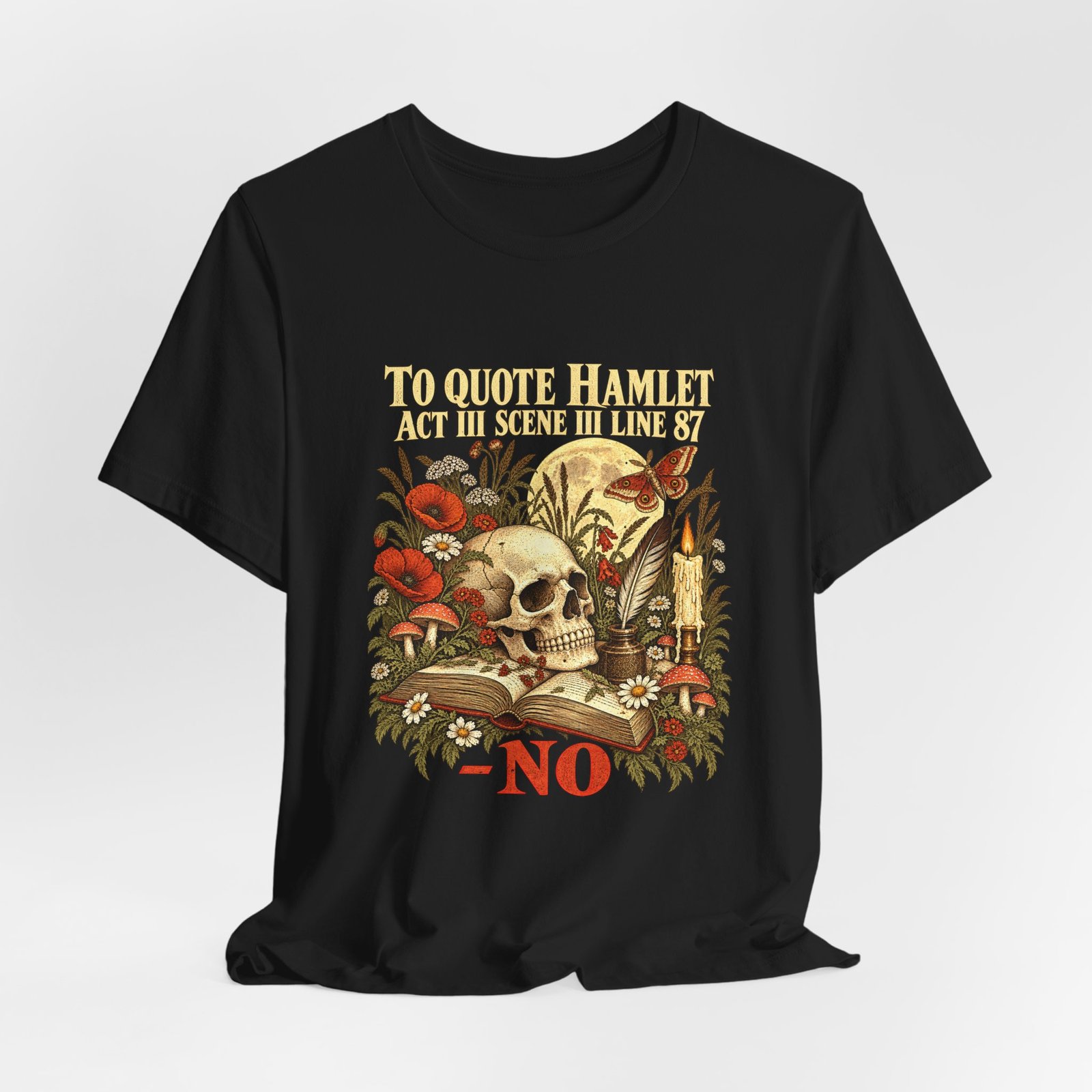 Quote Hamlet Act III Scene III Line 87 No Graphic Tee - Image 8