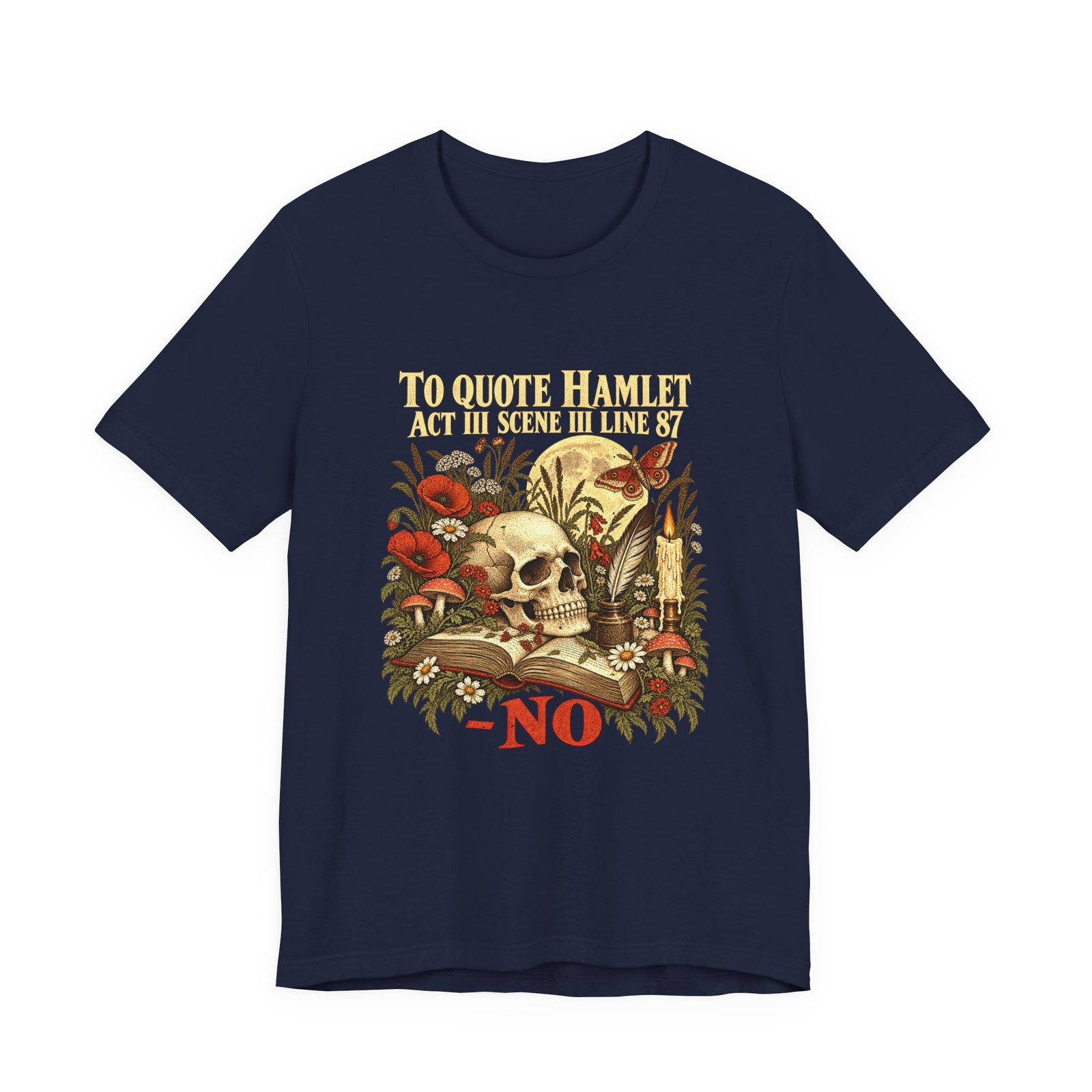 Quote Hamlet Act III Scene III Line 87 No Graphic Tee - Image 21