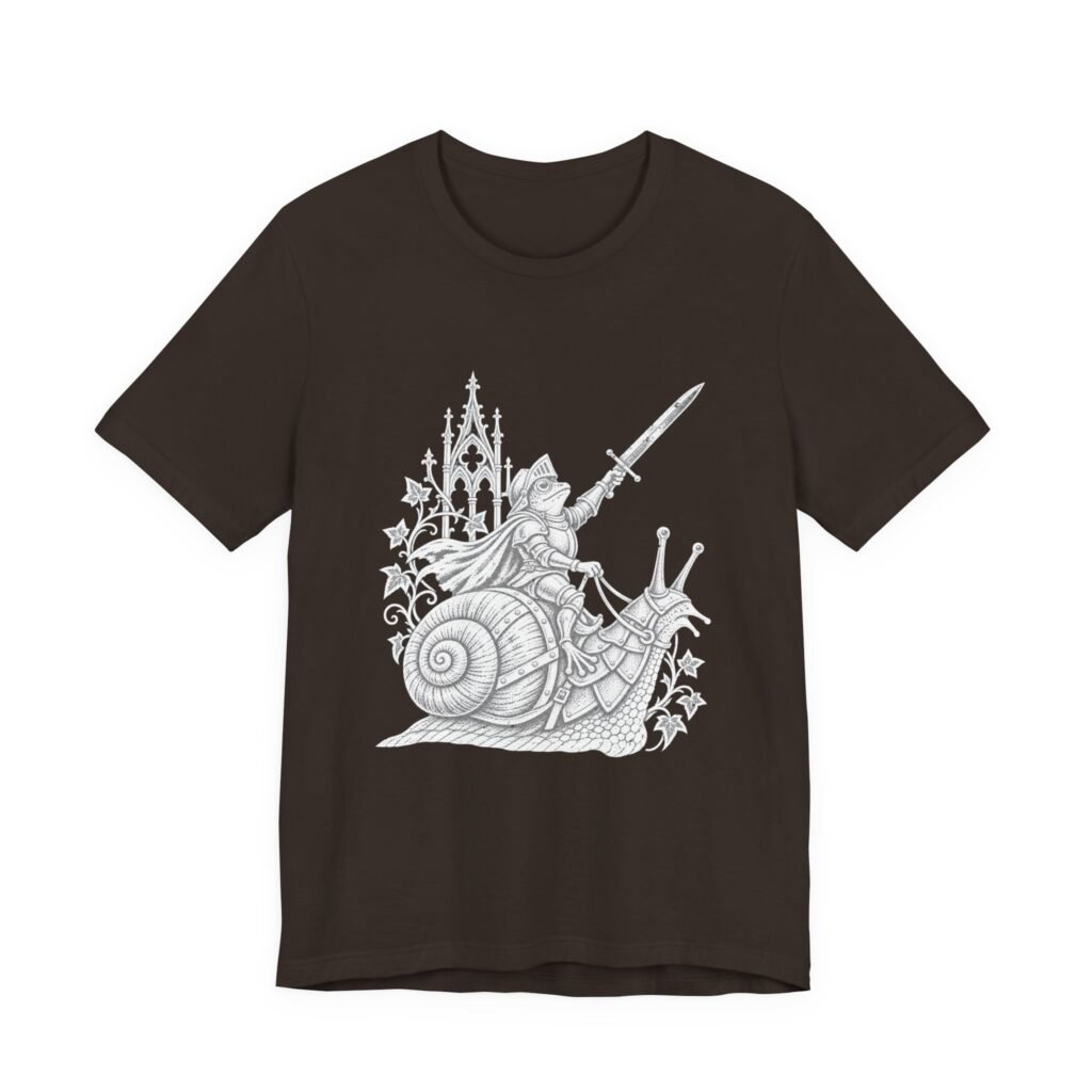 Medieval Frog Knight and Snail Fantasy