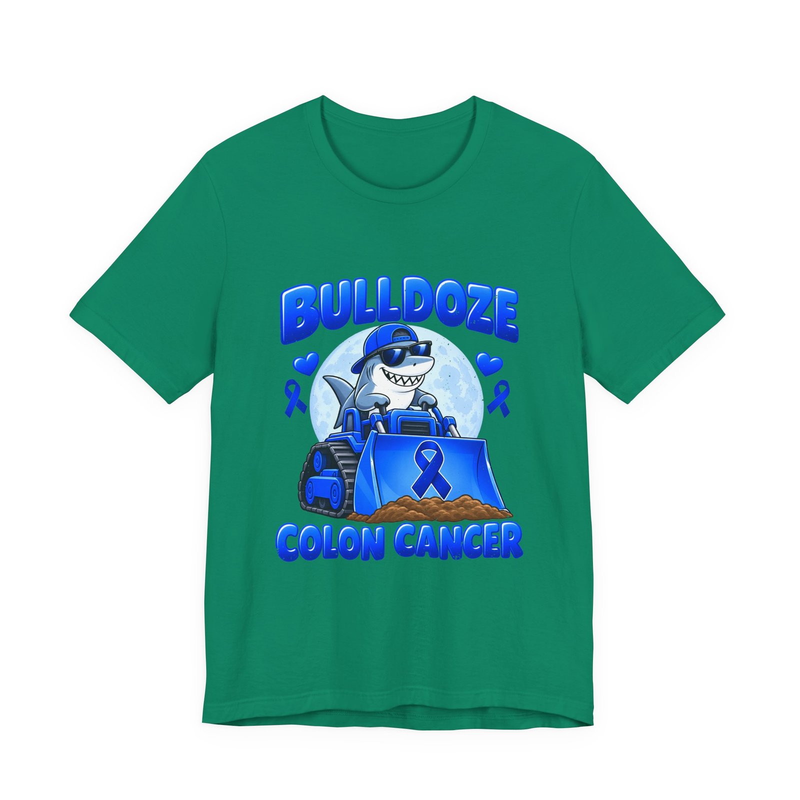 Bulldoze Colon Cancer Shark Awareness Design - Image 13