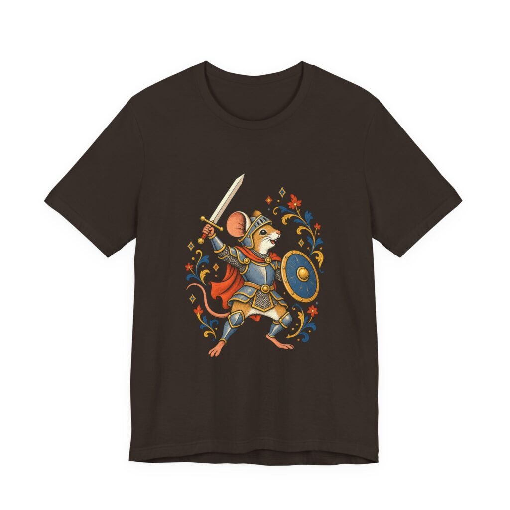 Mouse Knight Medieval Fantasy Illustration