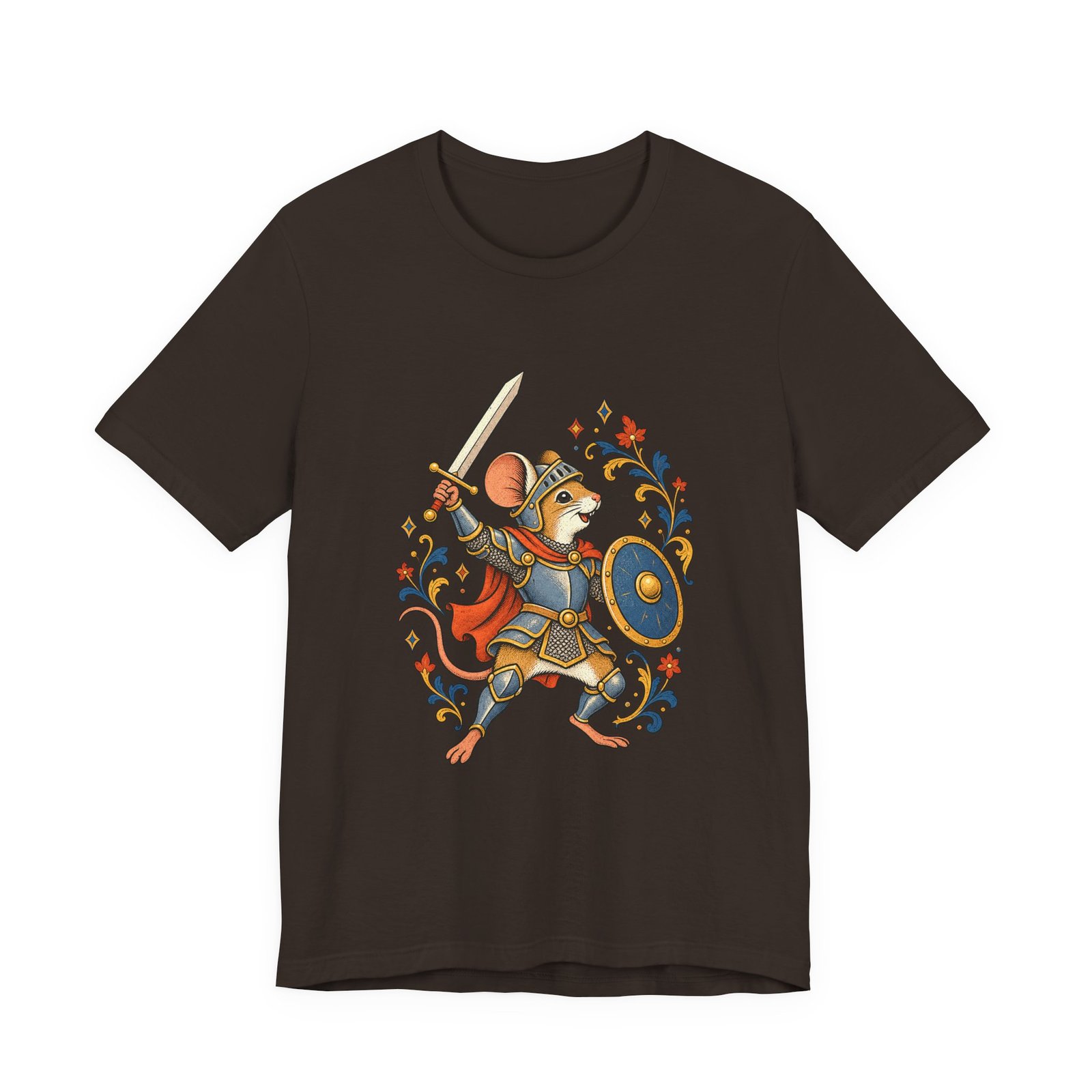 Mouse Knight Medieval Fantasy Illustration
