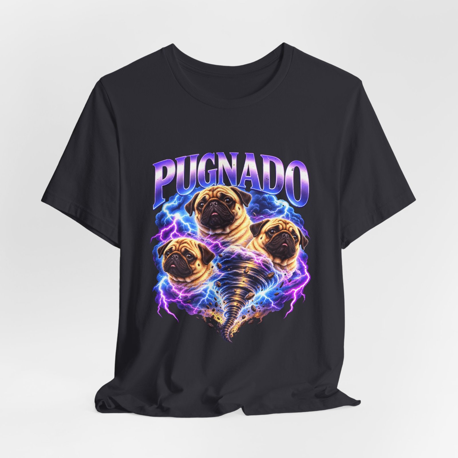 Pugnado Pug Tornado Pun Design - Image 12