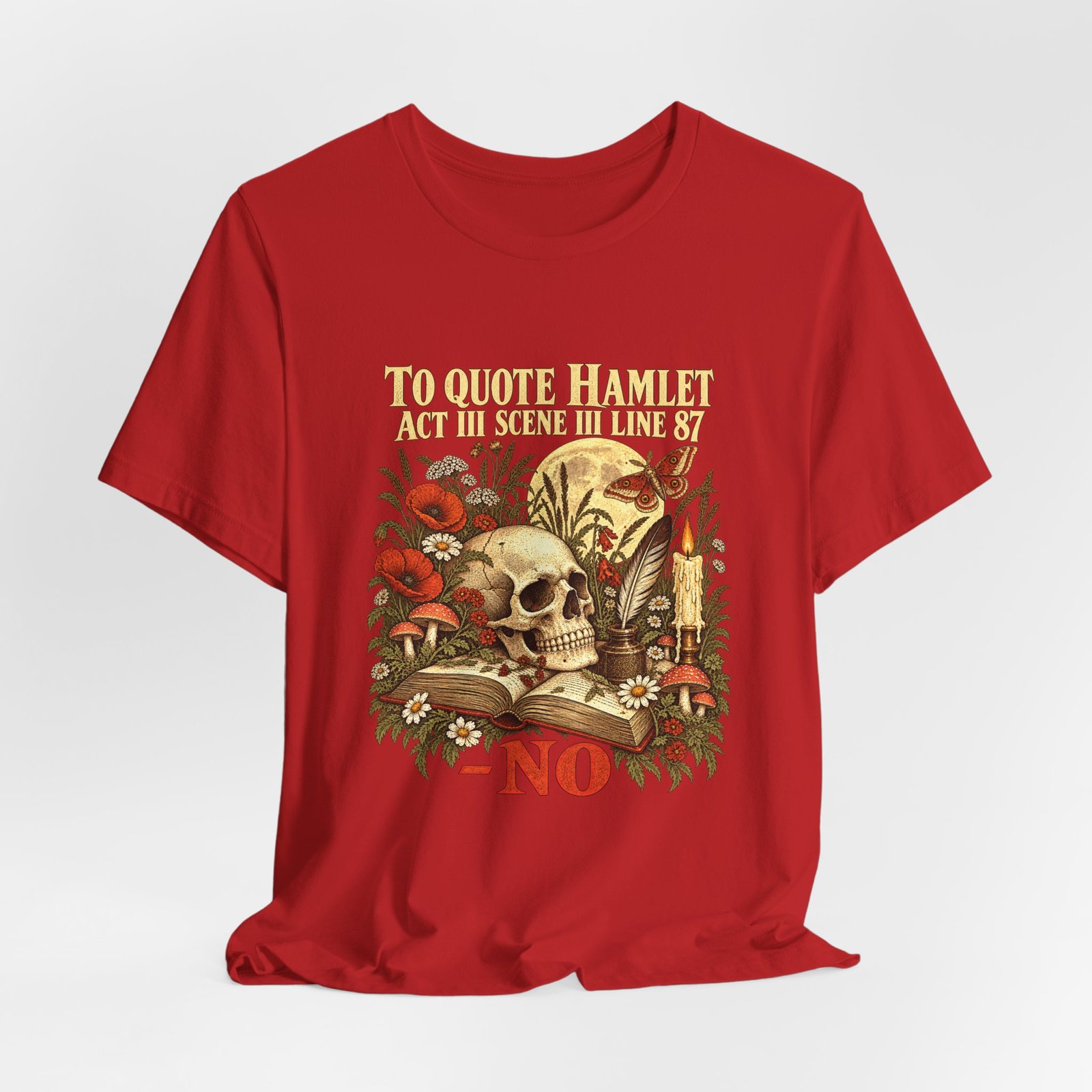 Quote Hamlet Act III Scene III Line 87 No Graphic Tee - Image 32