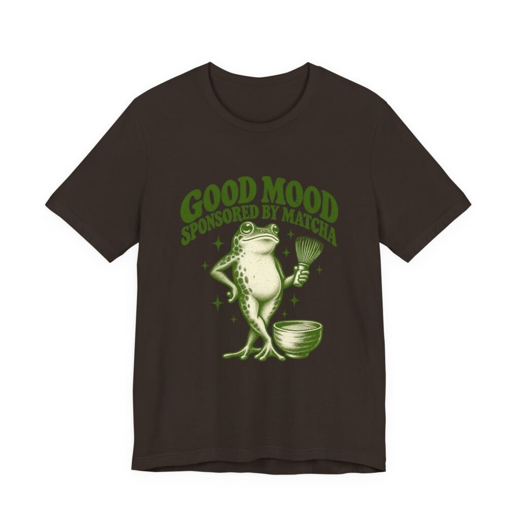 Good Mood Matcha Frog Design