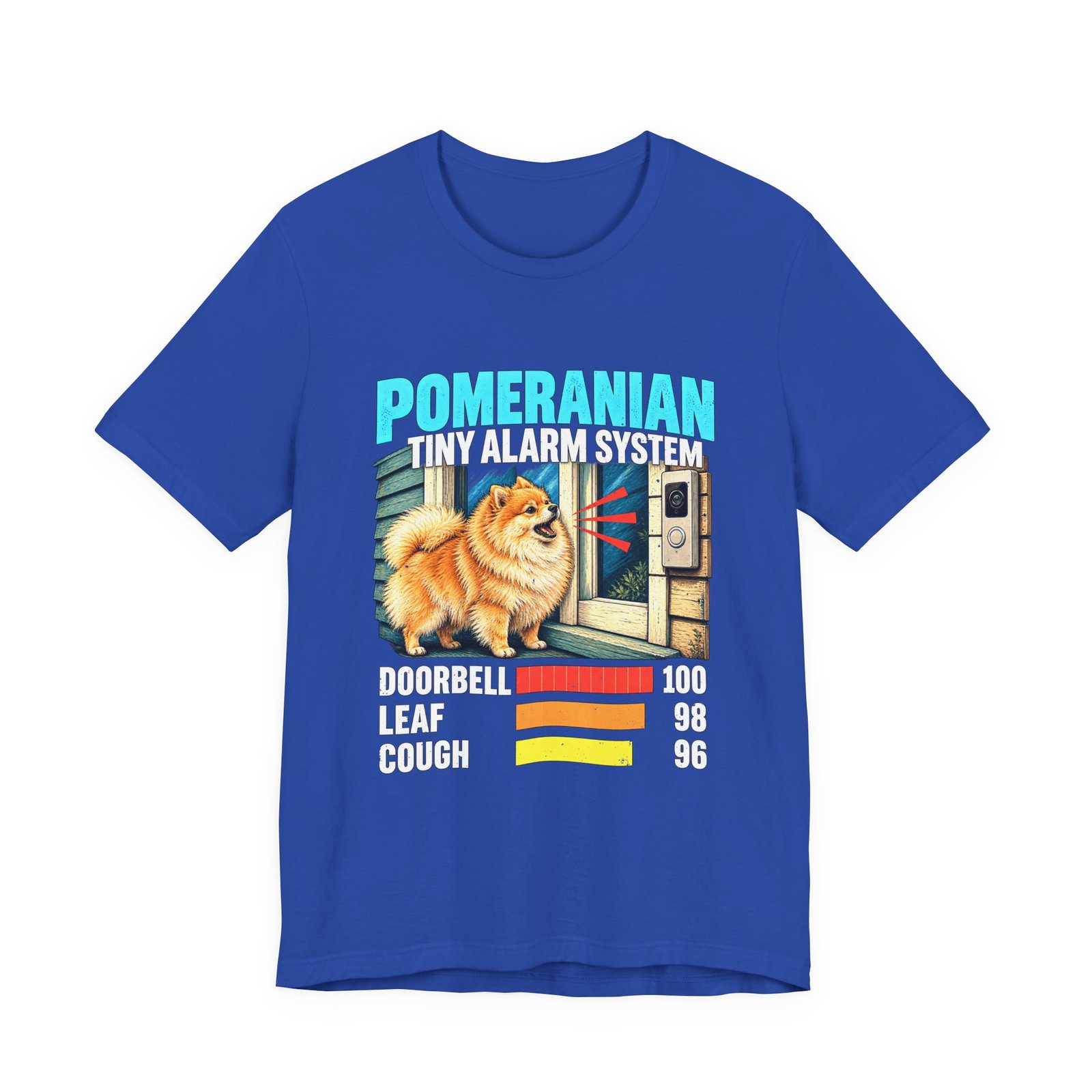Pomeranian Tiny Alarm System Doorbell Humor - Image 17