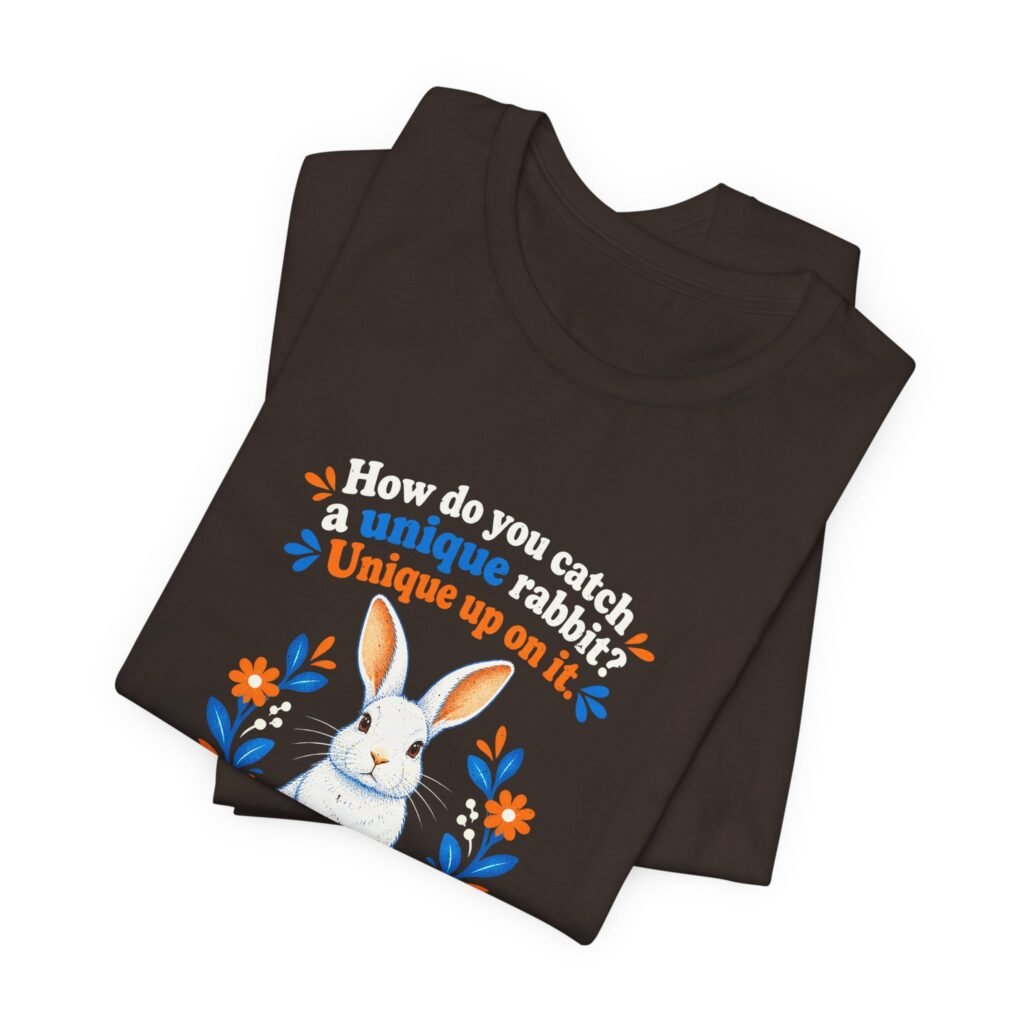 Funny Rabbit Pun Design with Unique and Tame Wordplay