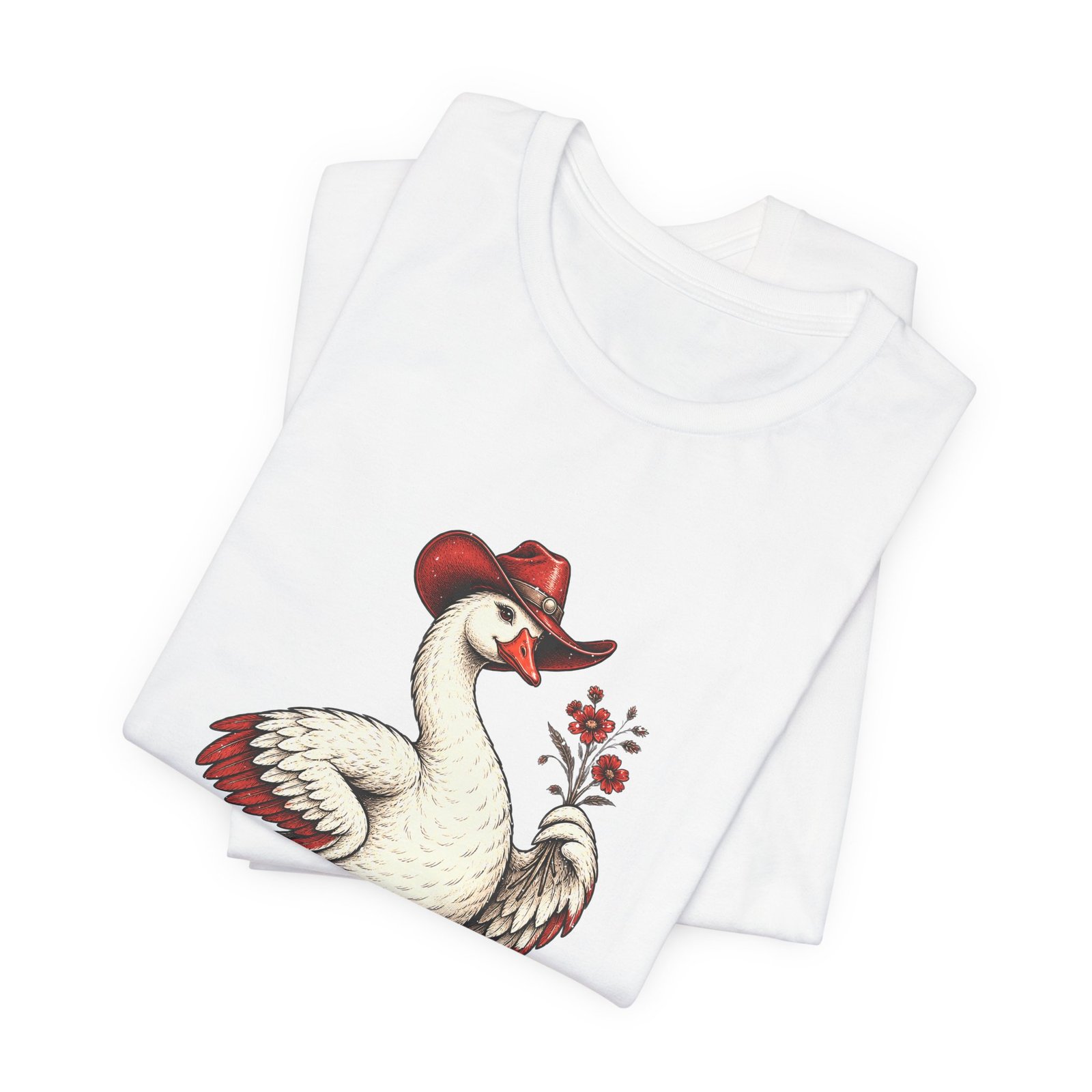 Cowboy Goose and Wildflowers - Image 3