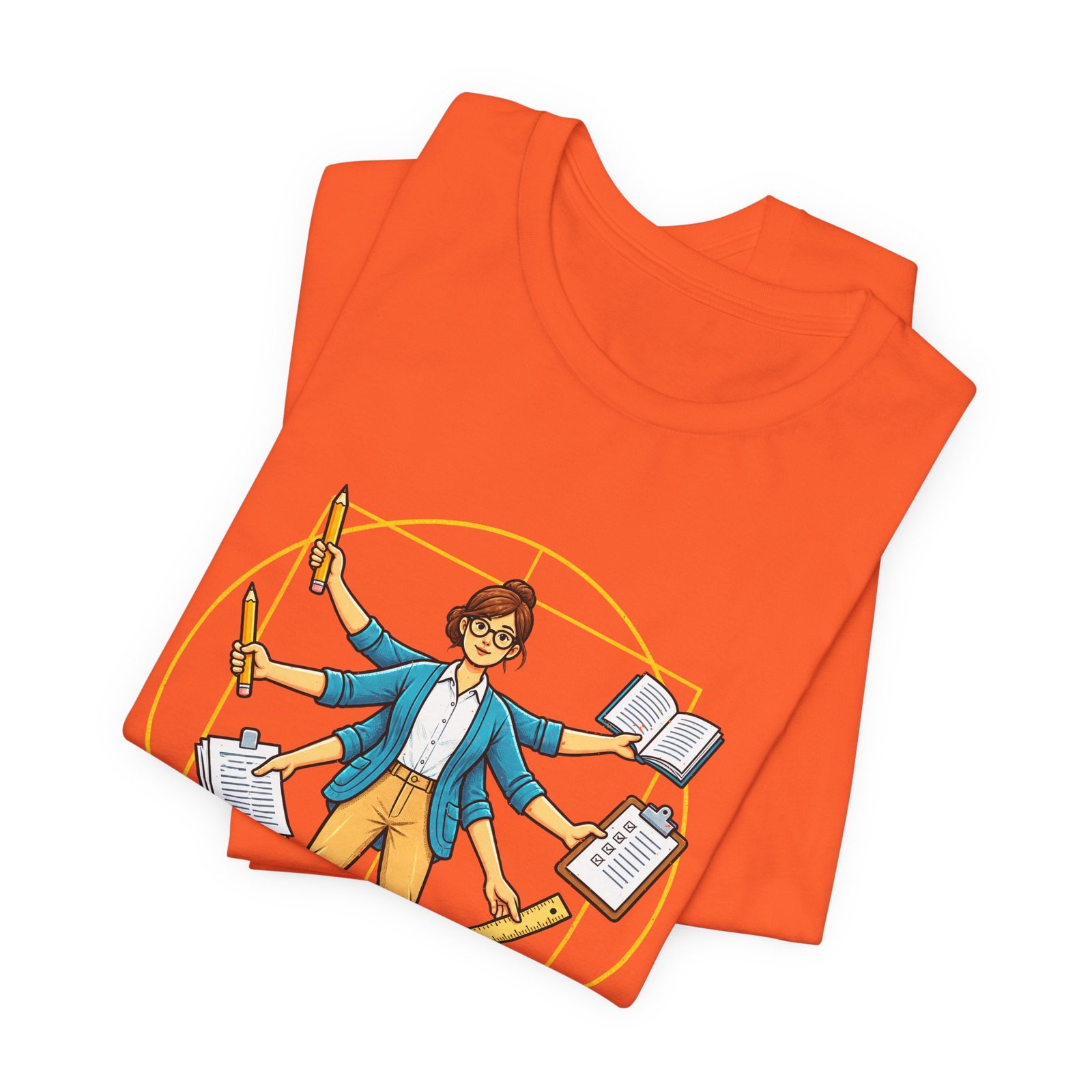 Multitasking Is My Subject Teacher Humor Graphic Tee - Image 7