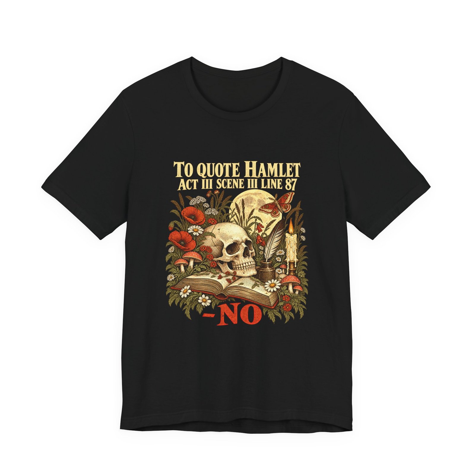 Quote Hamlet Act III Scene III Line 87 No Graphic Tee - Image 5