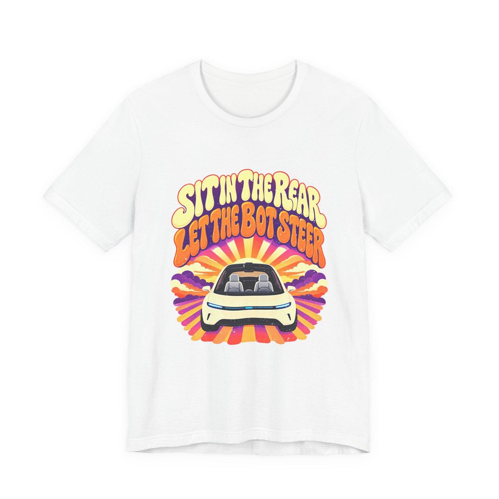 Sit In The Rear Let The Bot Steer Robotaxi Humor