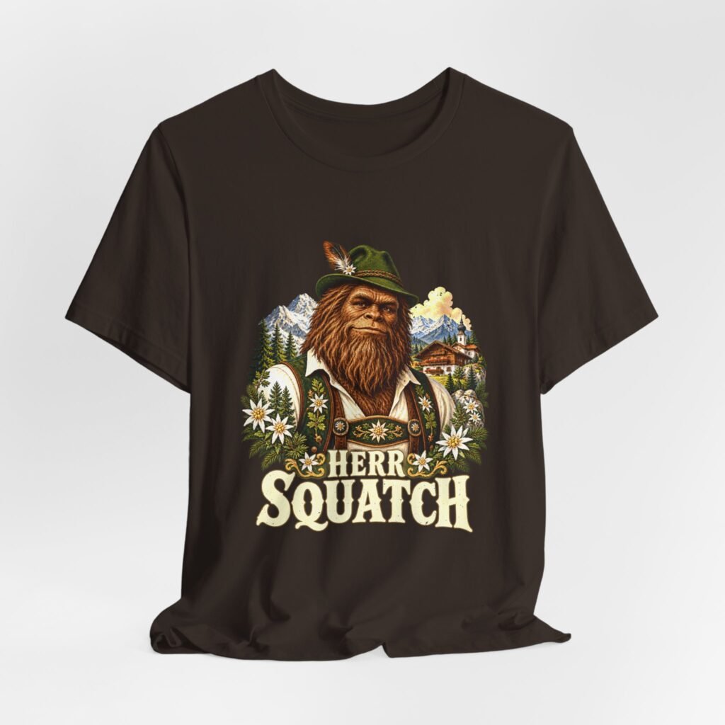 Herr Squatch Bigfoot Mountain Folklore Humor