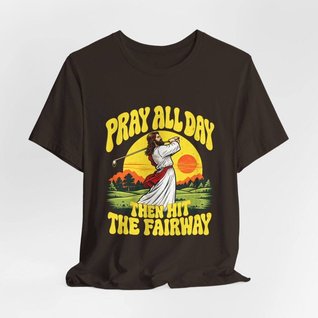 Pray Then Hit the Fairway Golf Humor