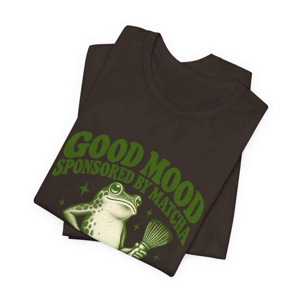 Good Mood Matcha Frog Design