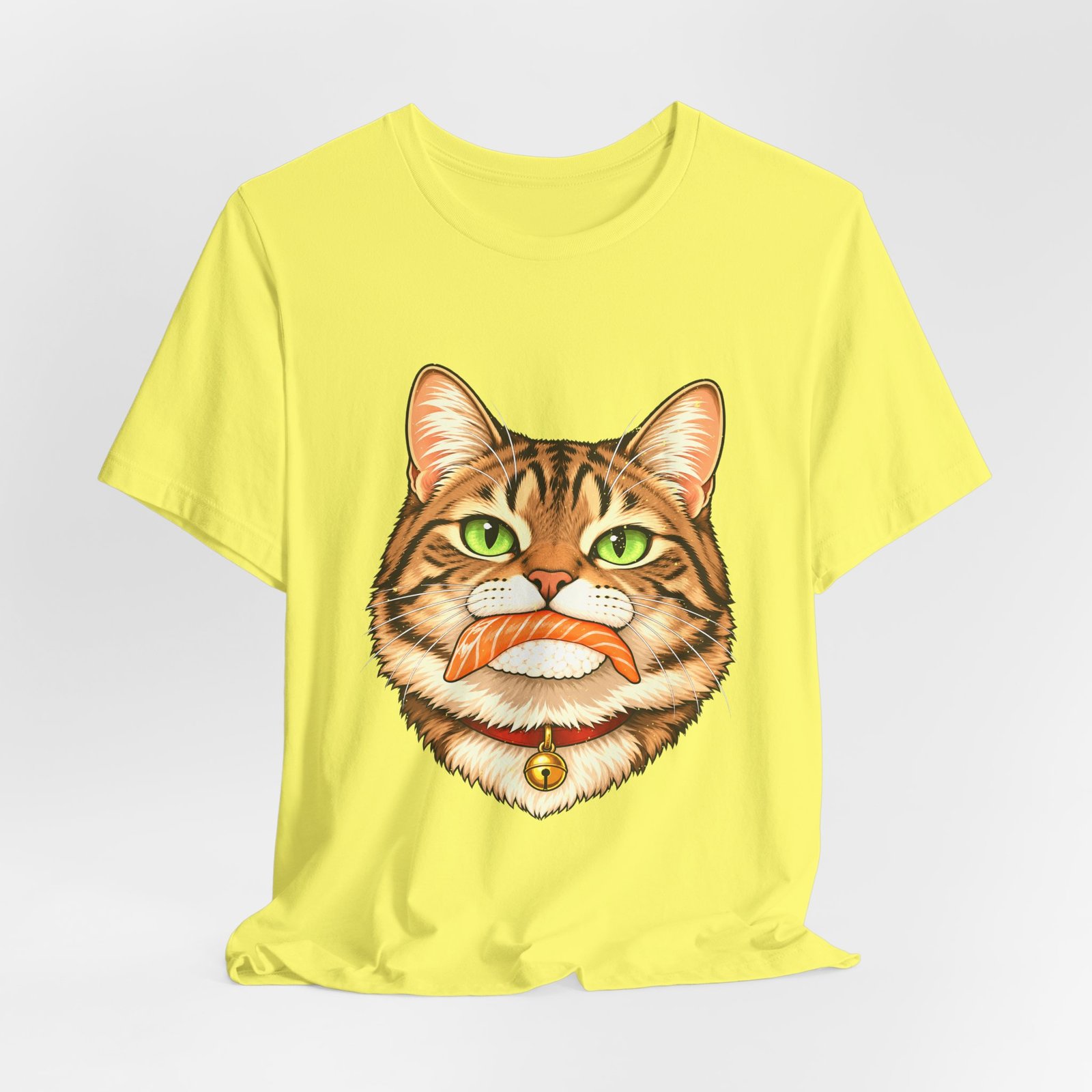 Tabby Cat With Salmon Nigiri - Image 20
