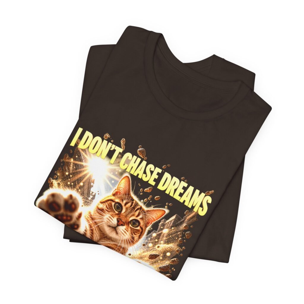 Funny Tabby Cat Chasing Dust Motes