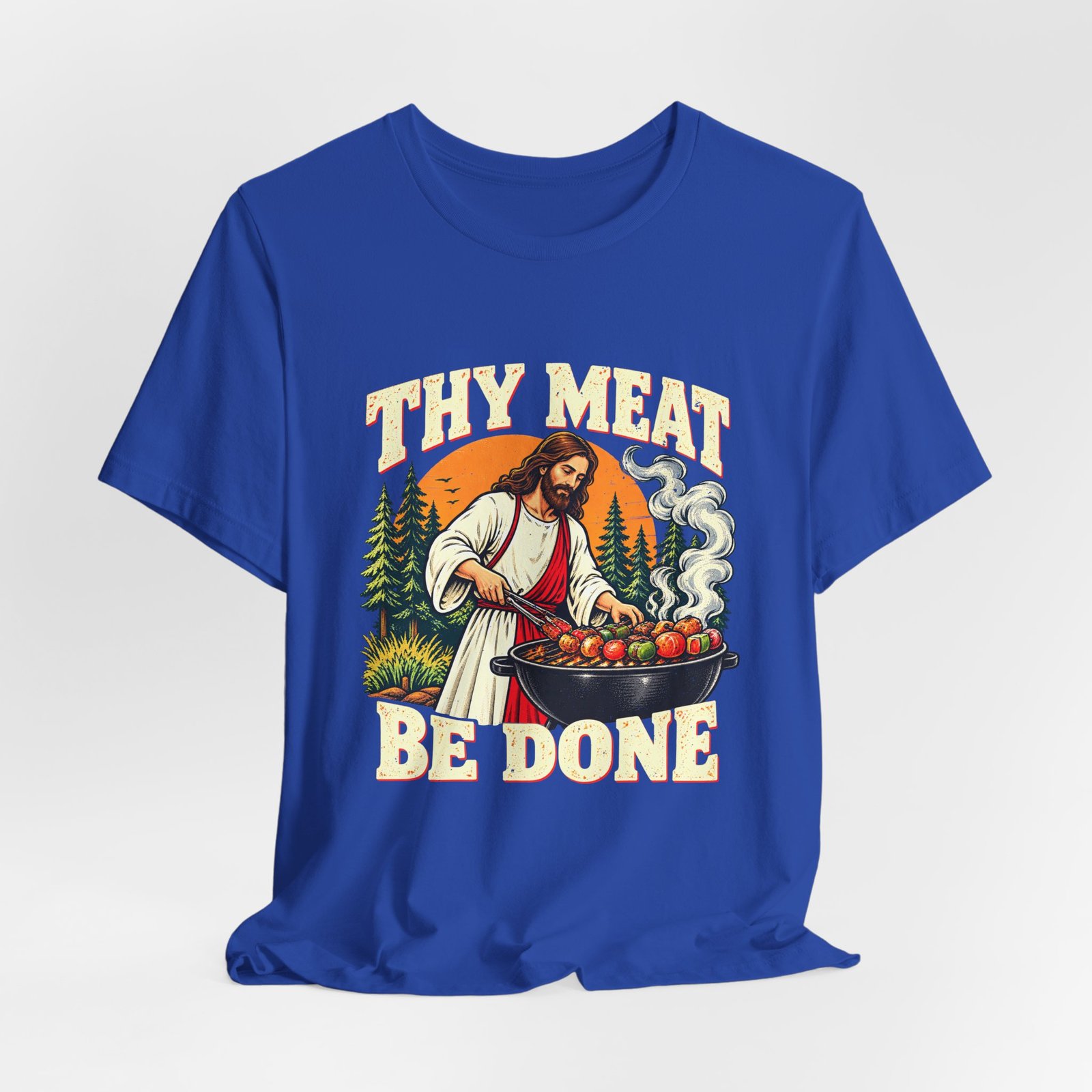 Thy Meat Be Done Jesus Grilling Pun - Image 20