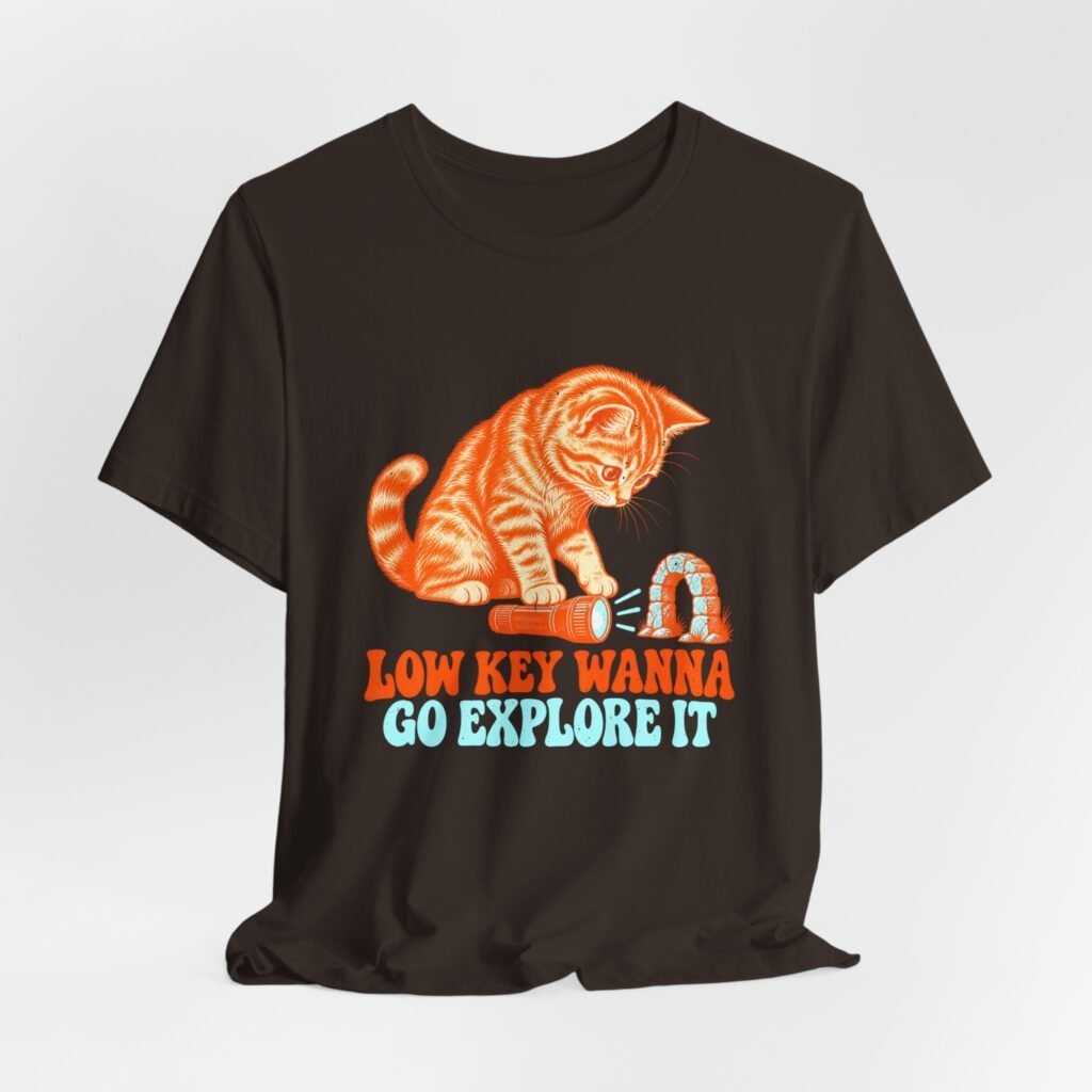 Low Key Wanna Go Explore It Cat Design