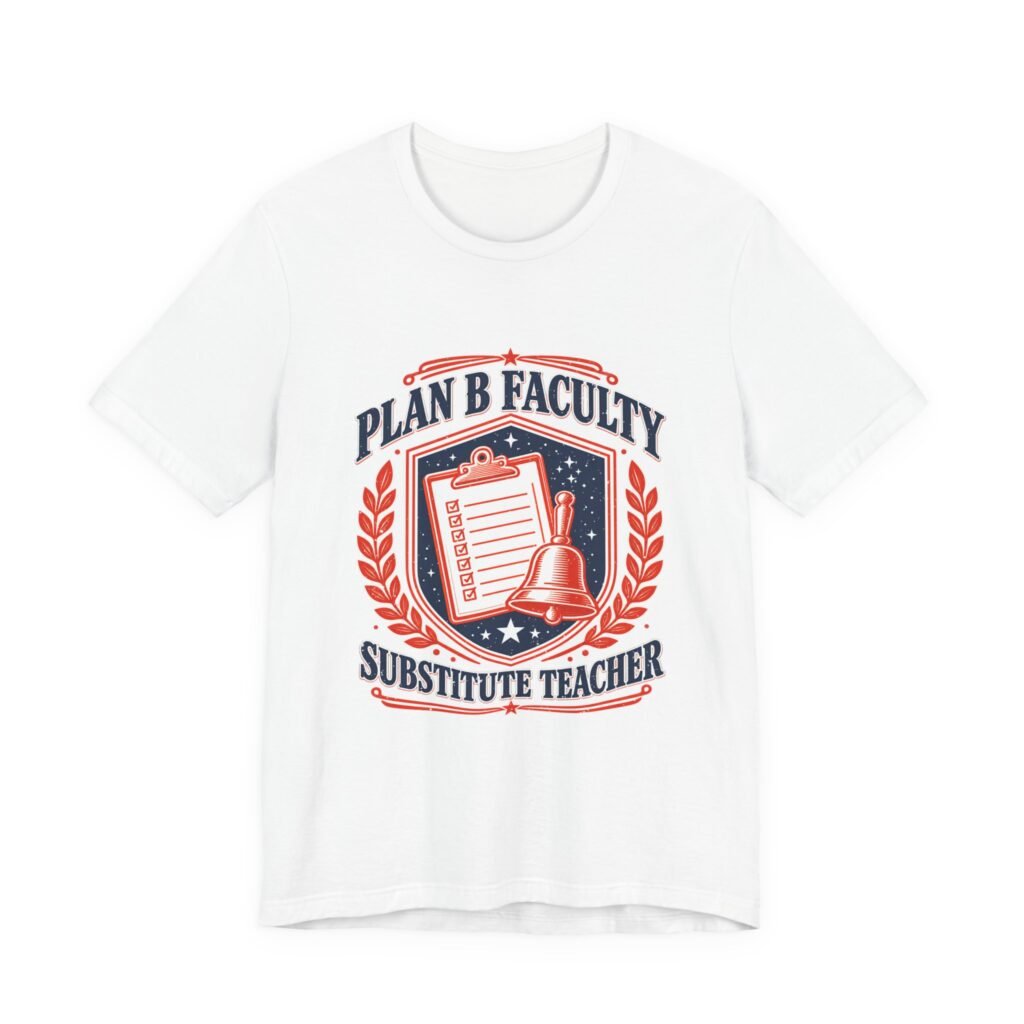 Faculty Substitute Teacher School Emblem