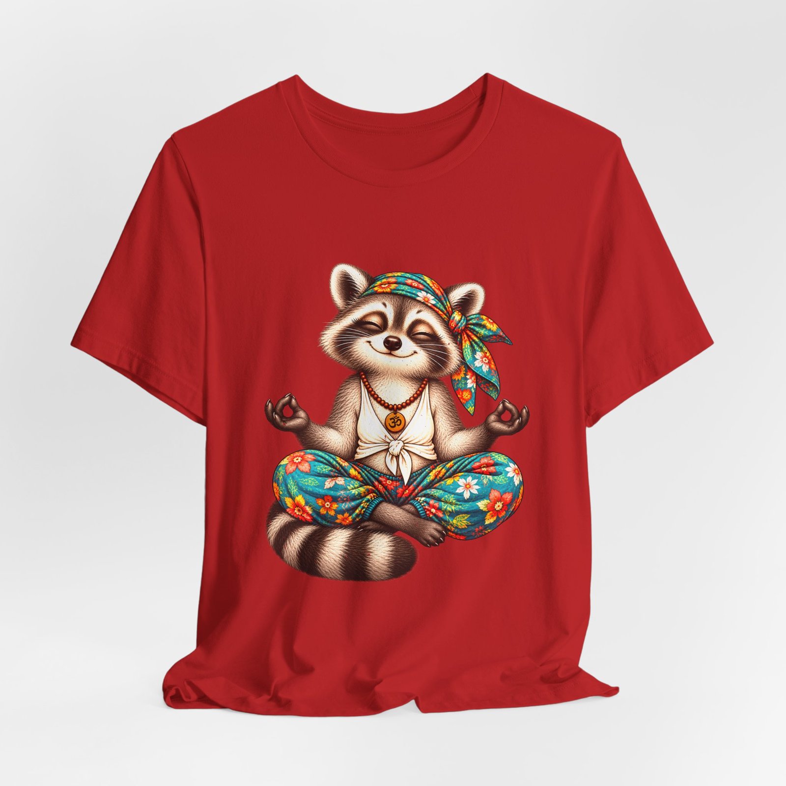 Meditating Raccoon Yoga Illustration - Image 48