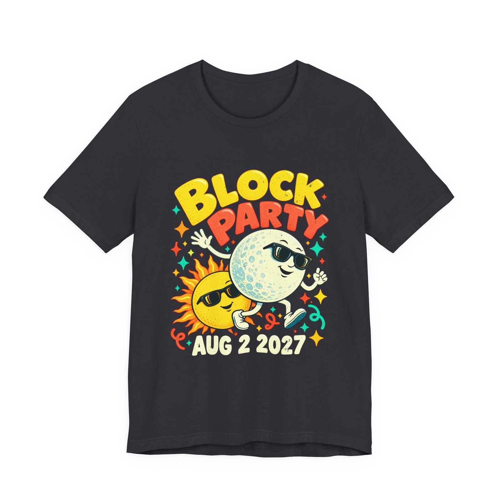 Block Summer Party Sun Total Solar Eclipse and Moon August 2 2027 - Image 9