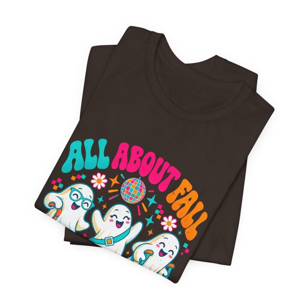 All About Fall Prevention Ghost Halloween Graphic Tee