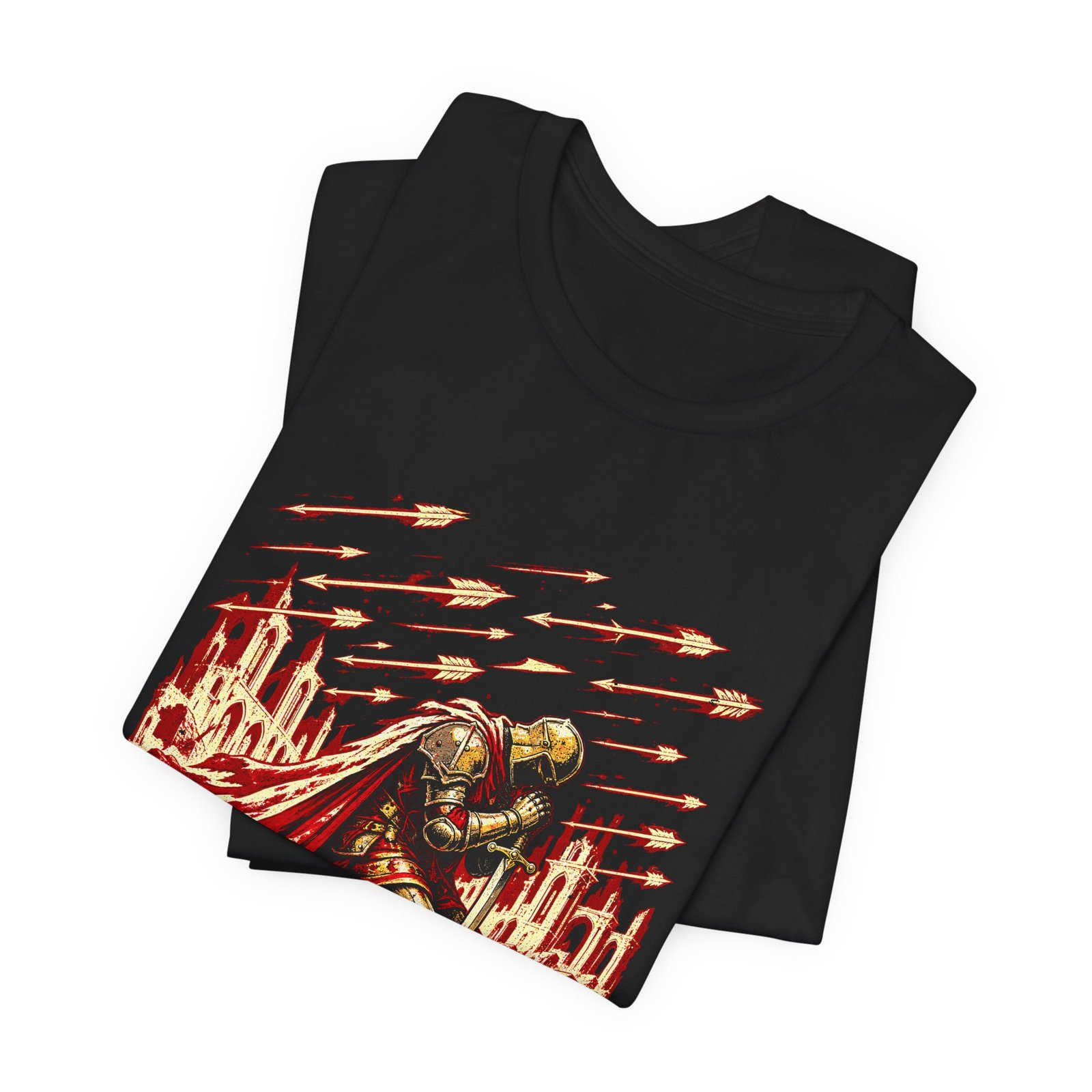 Pray Through Fray Christian Prayer Faith Graphic Tee - Image 7
