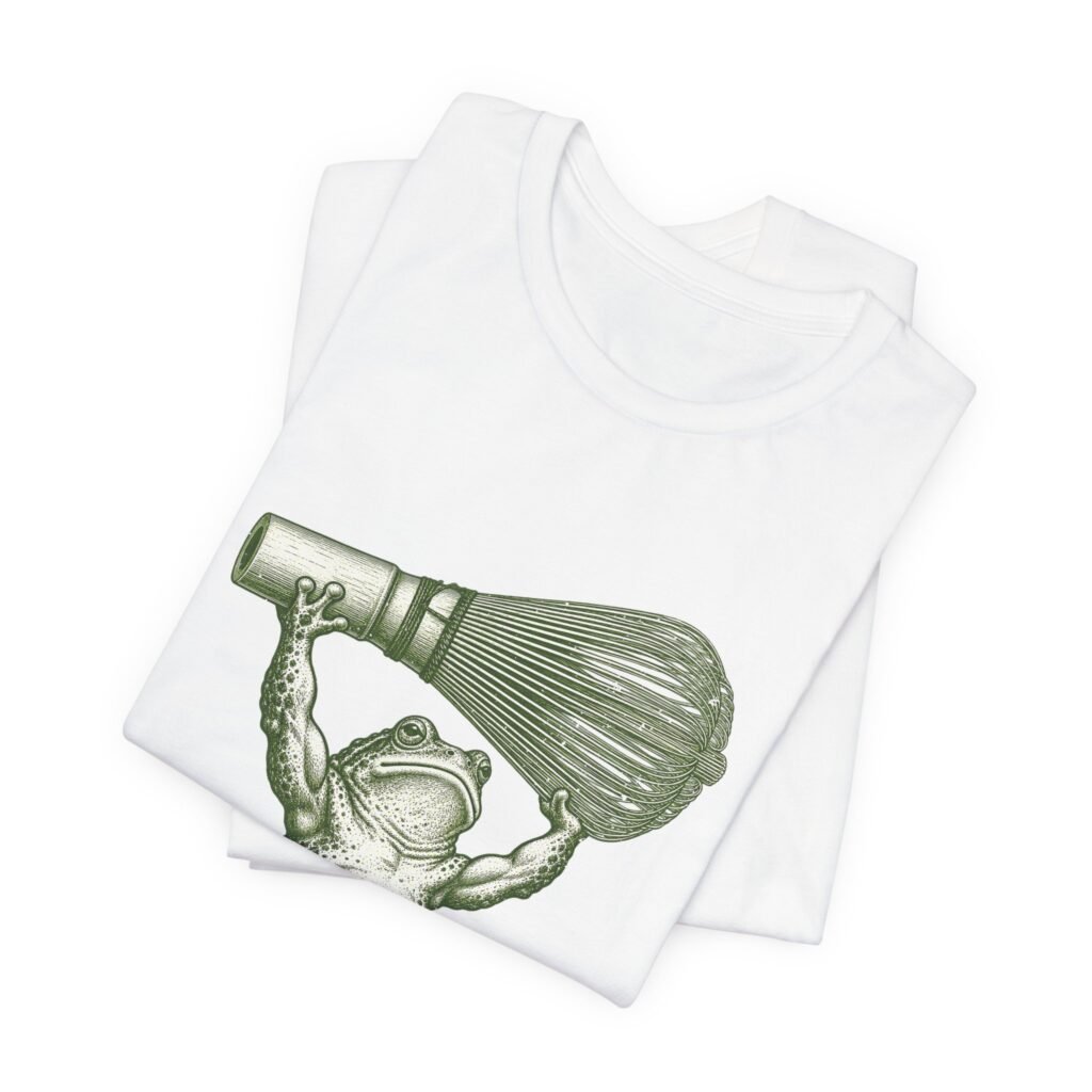 Funny Frog Weightlifting With a Giant Whisk