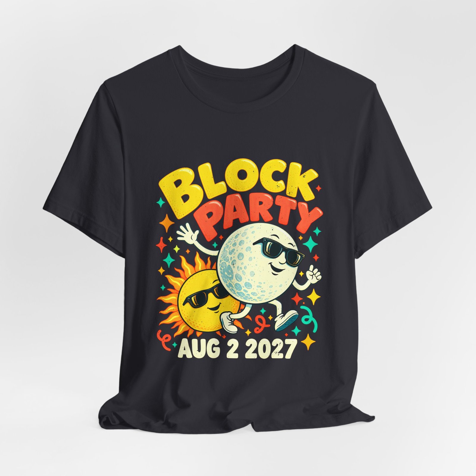 Block Summer Party Sun Total Solar Eclipse and Moon August 2 2027 - Image 12