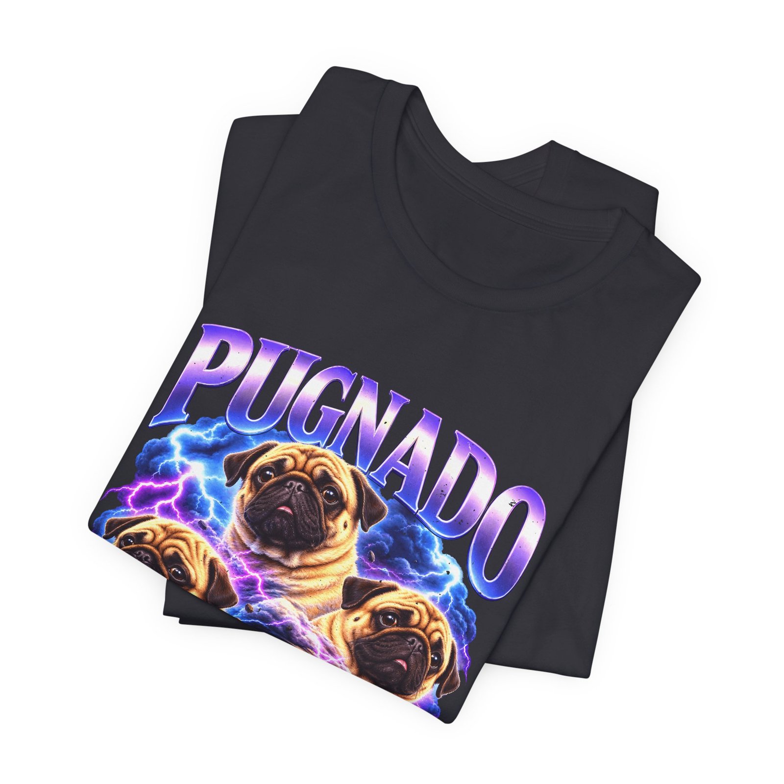 Pugnado Pug Tornado Pun Design - Image 11