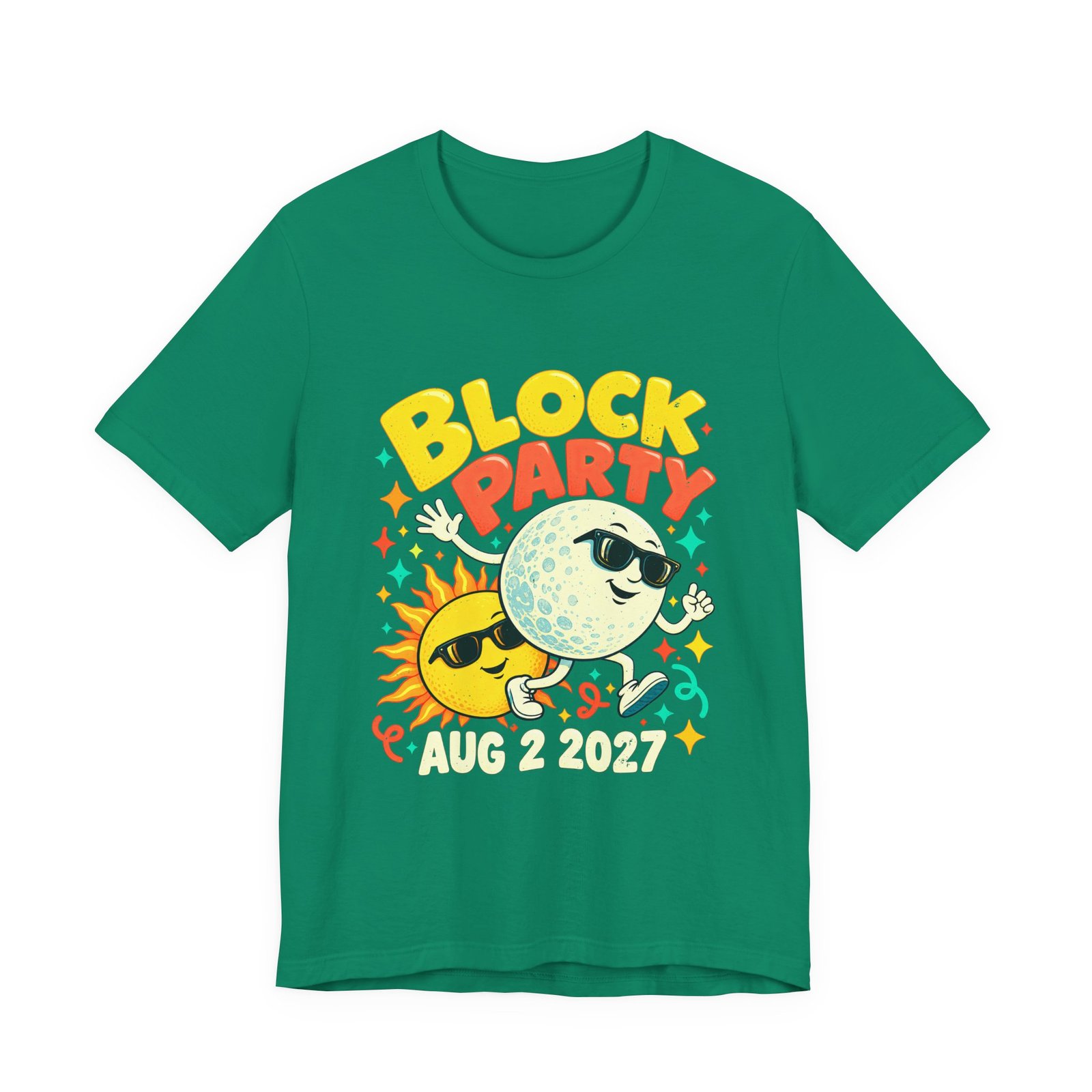 Block Summer Party Sun Total Solar Eclipse and Moon August 2 2027 - Image 13