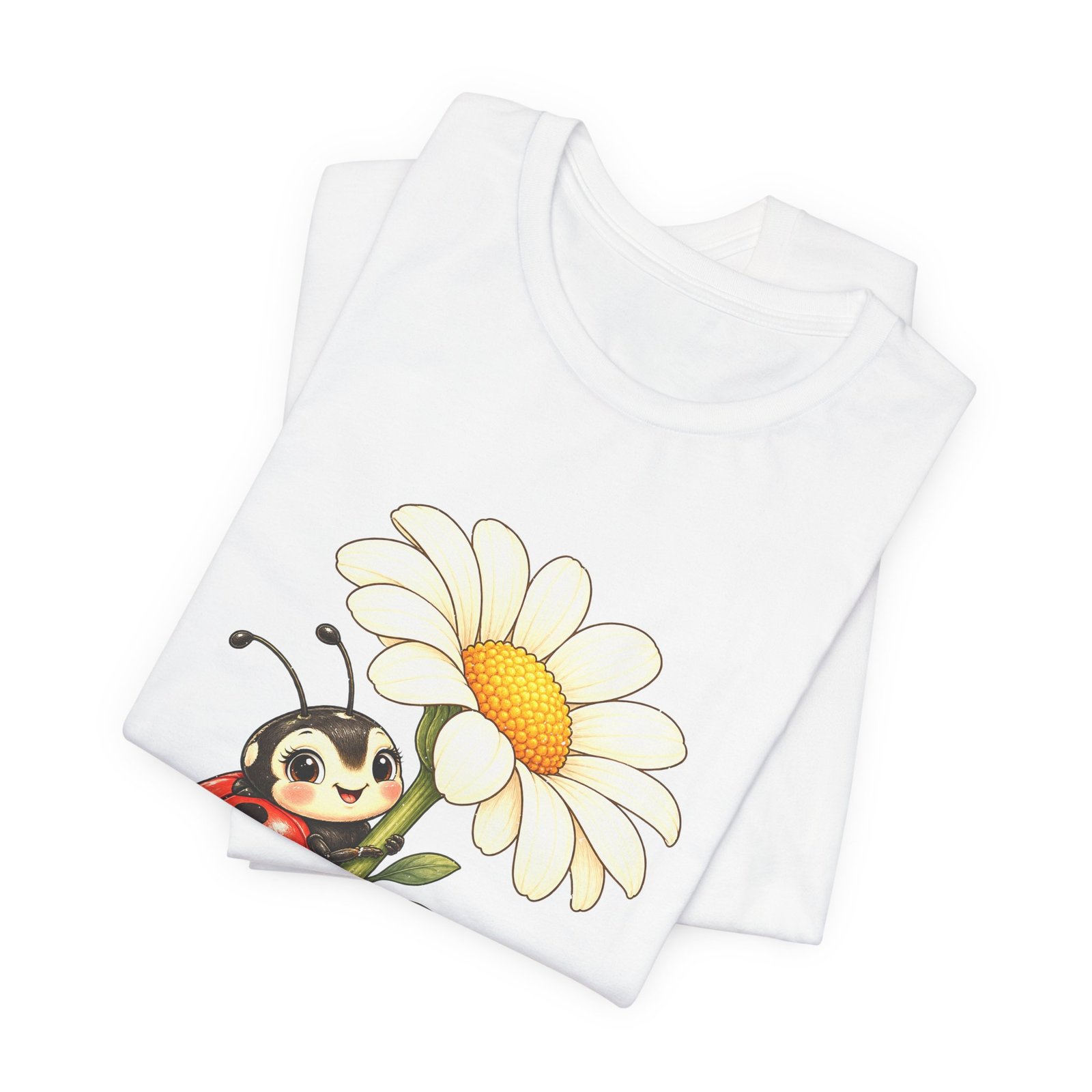 Ladybug and Daisy Garden Illustration - Image 3