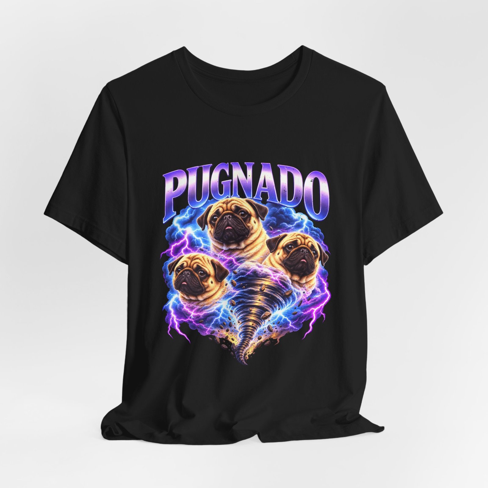 Pugnado Pug Tornado Pun Design - Image 8