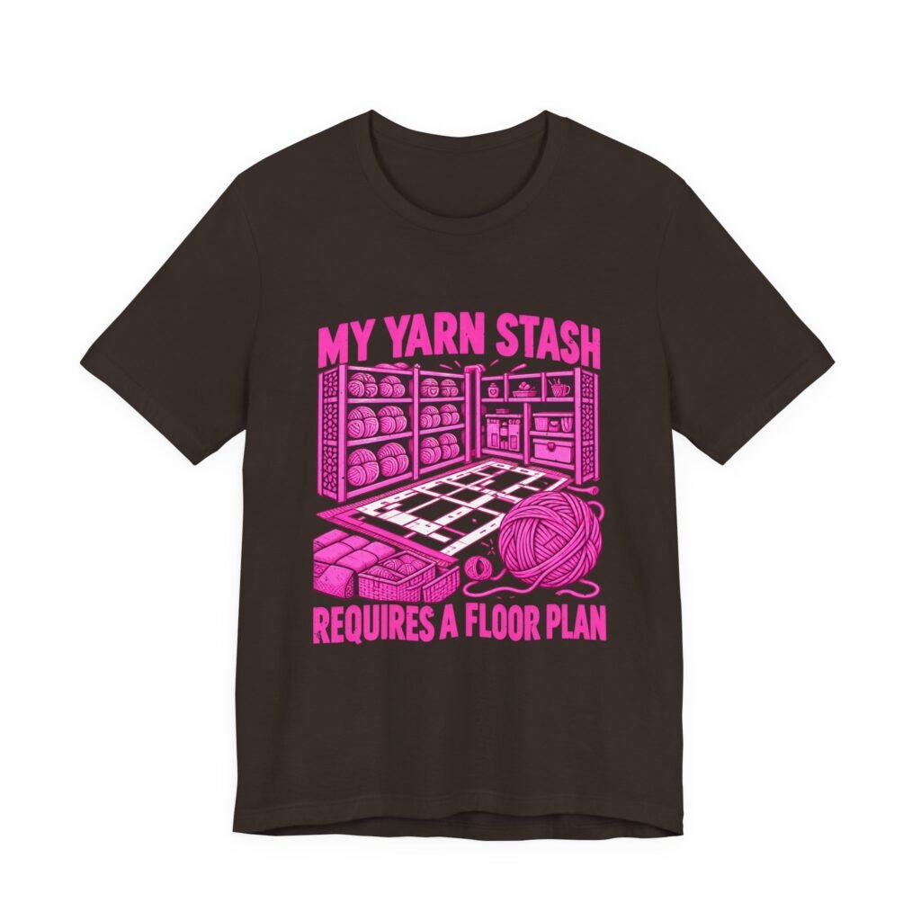 My Humor: Yarn Stash Requires a Floor Plan Crafts