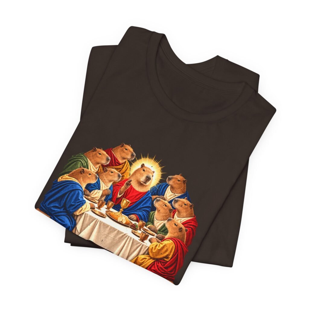 Capybara Religious Supper Illustration